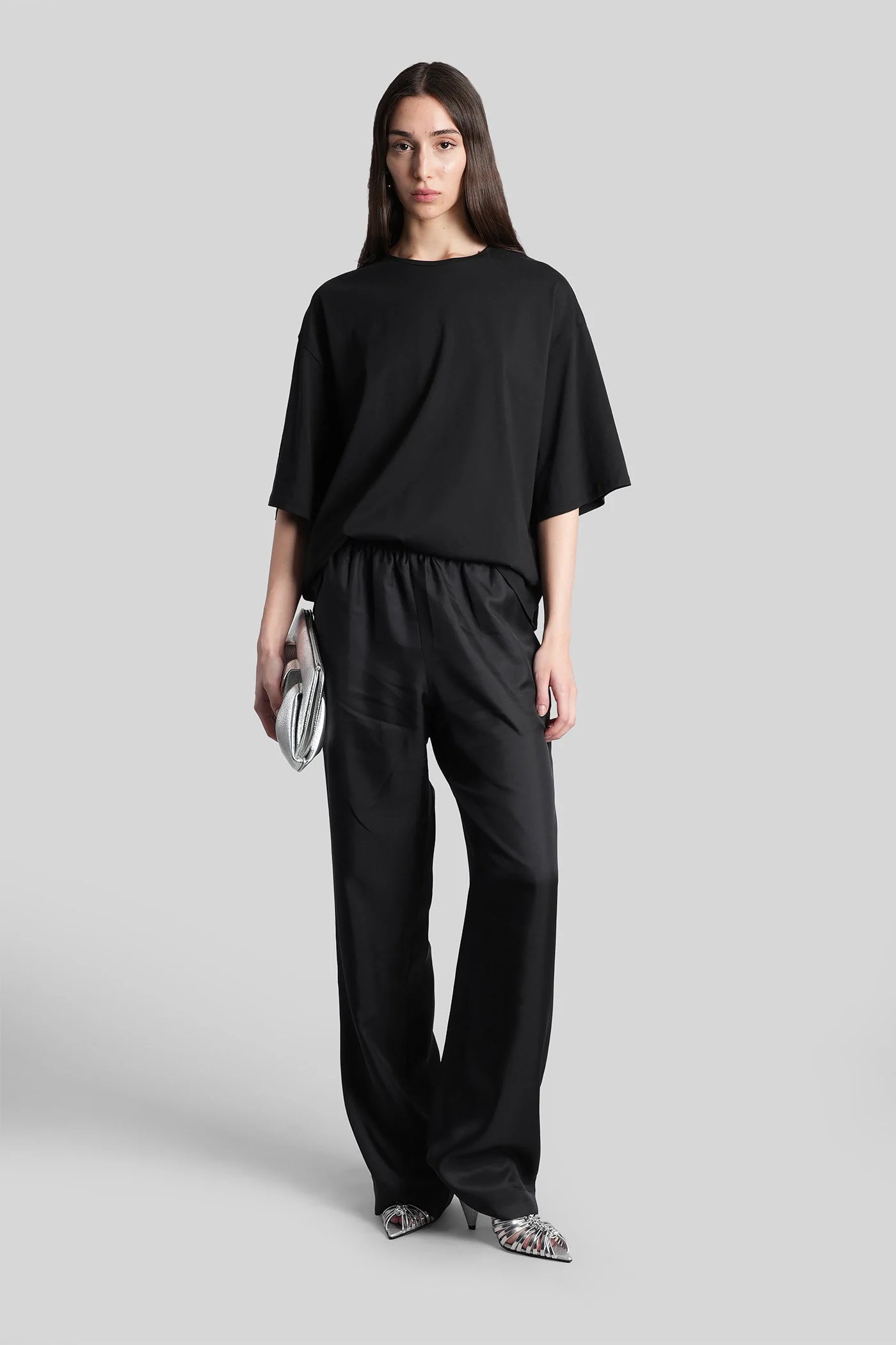 Osis T-Shirt in black cotton - Image 2