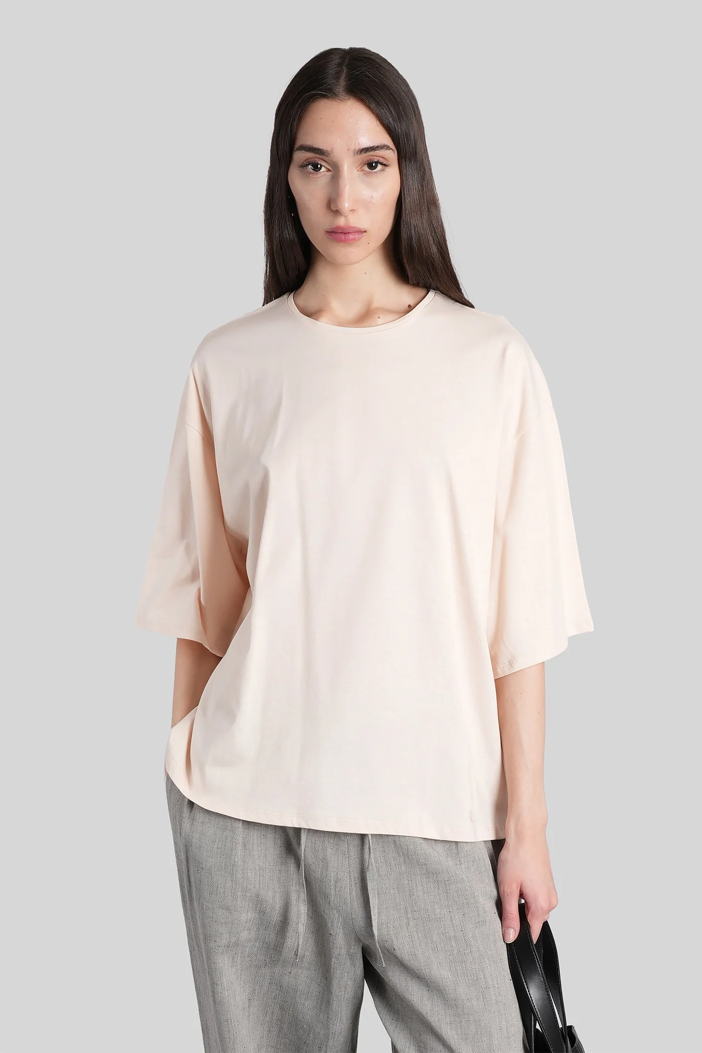 Osis T-Shirt in rose-pink cotton