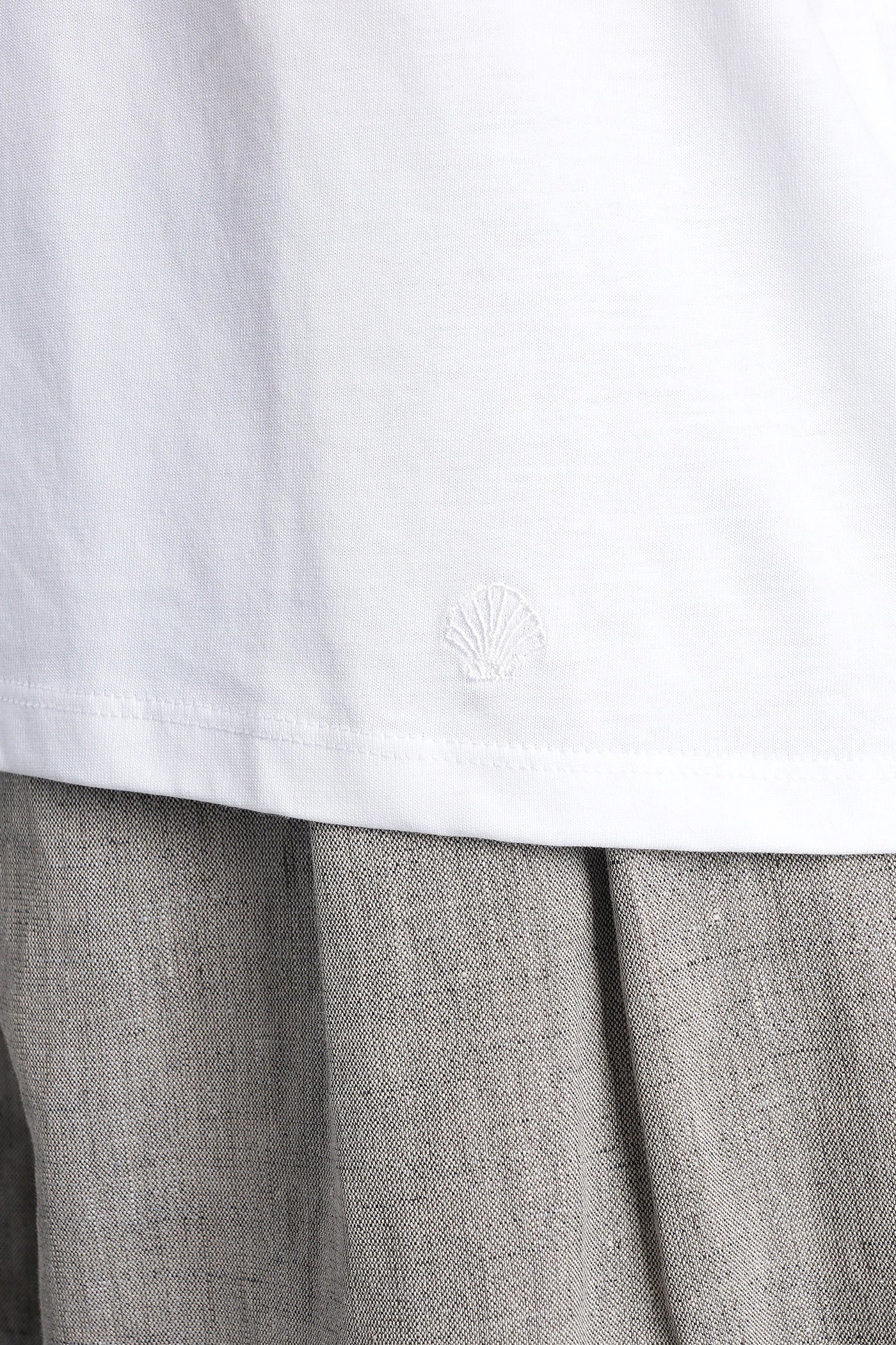 Telanto lds T-Shirt in white cotton - Image 5