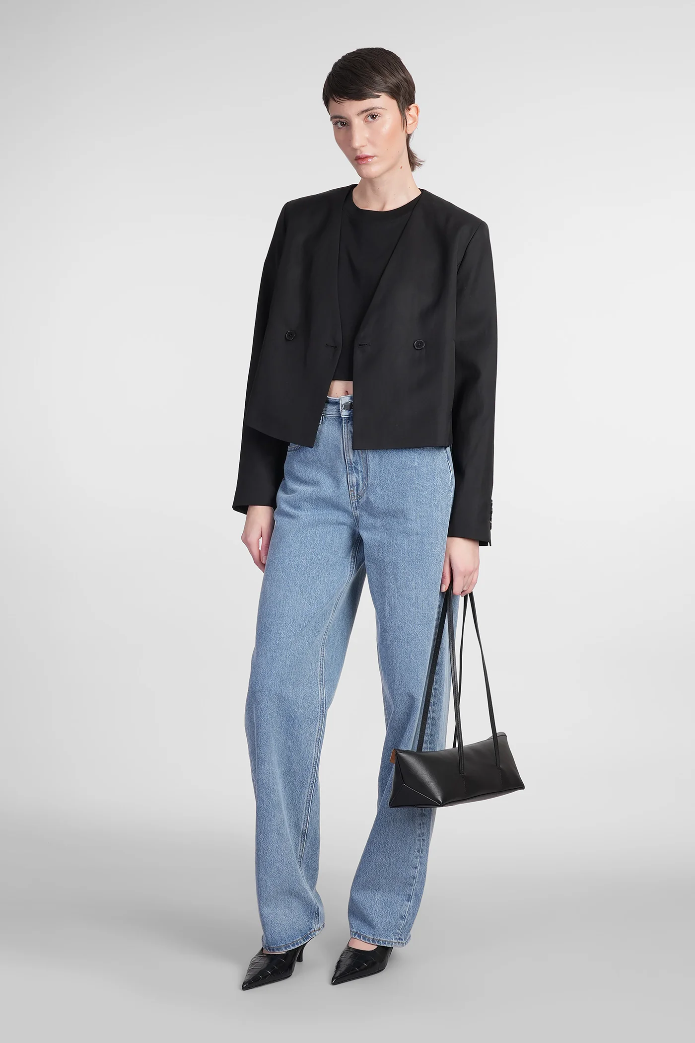 Gupo T-Shirt in black cotton - Image 2