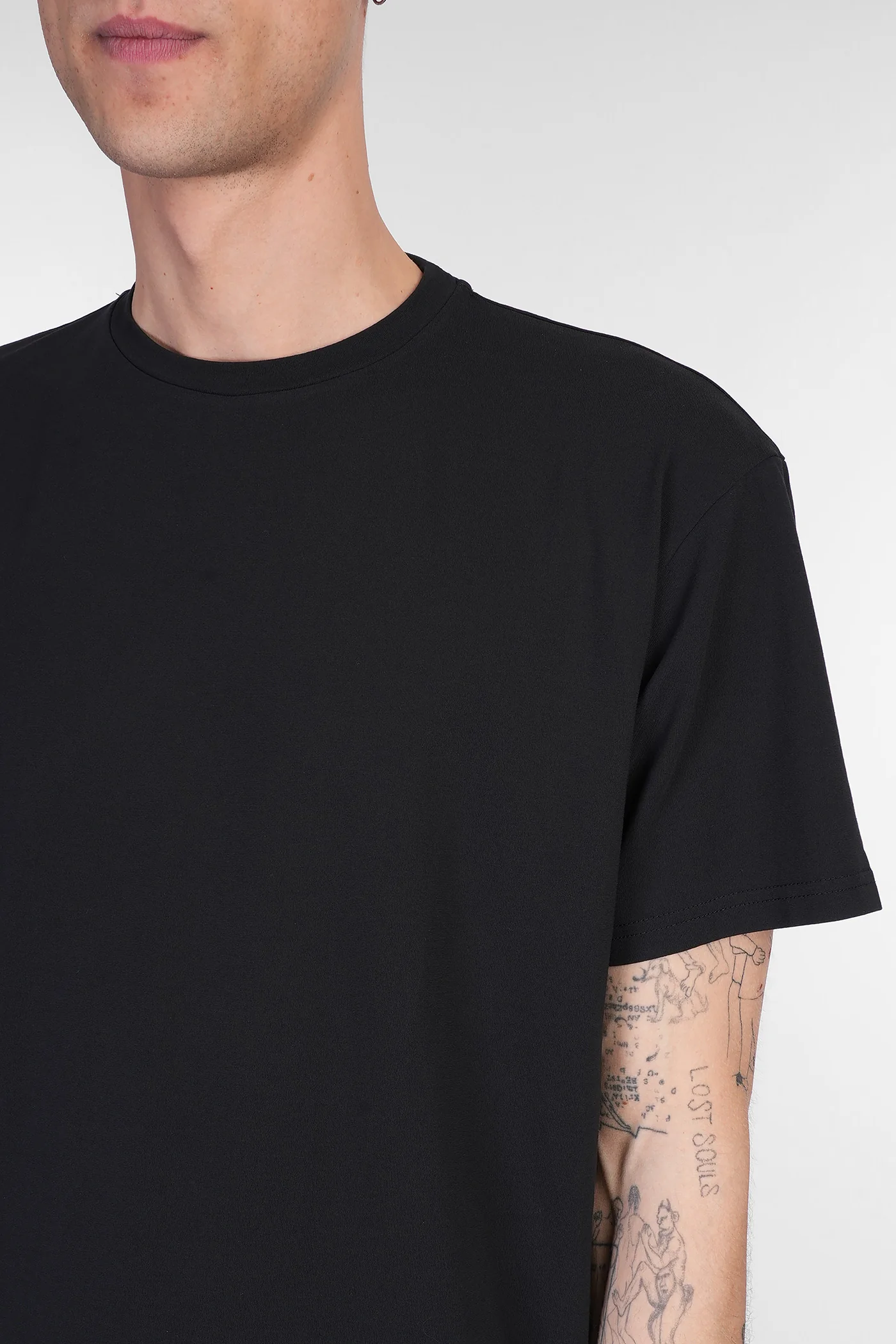 B150 T-Shirt in black cotton - Image 5