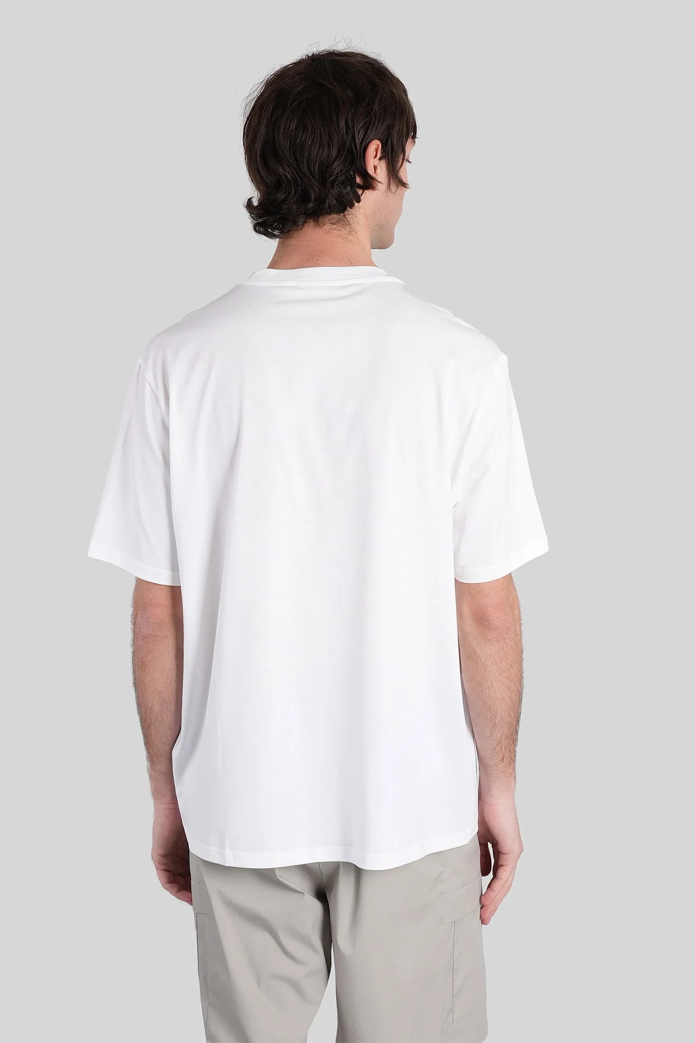 B240 T-Shirt in white cotton - Image 3