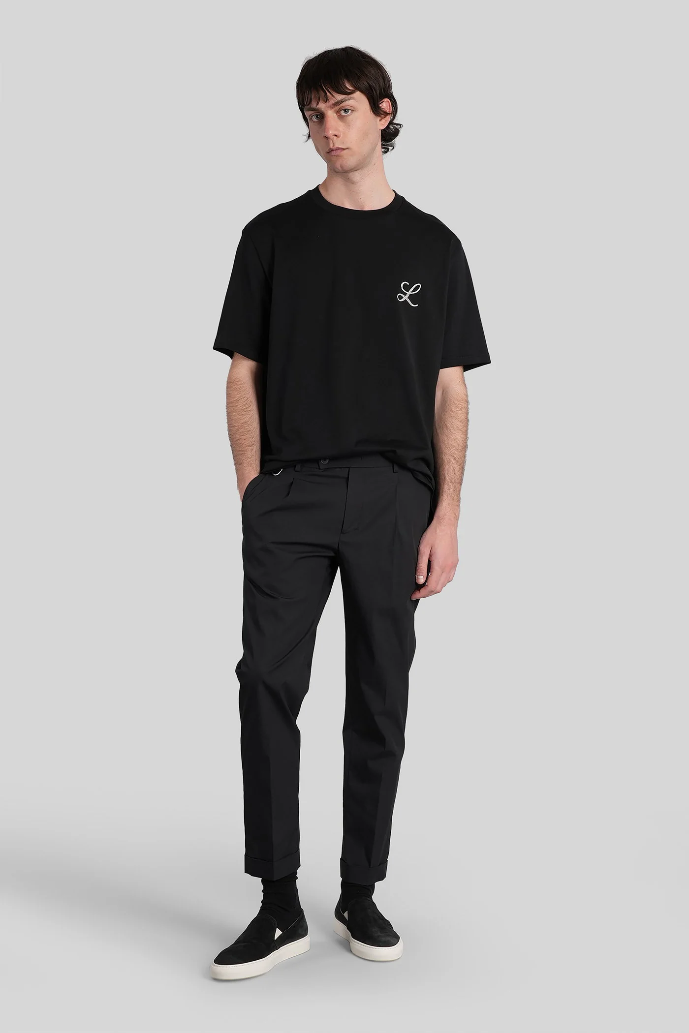 B253 T-Shirt in black cotton - Image 2