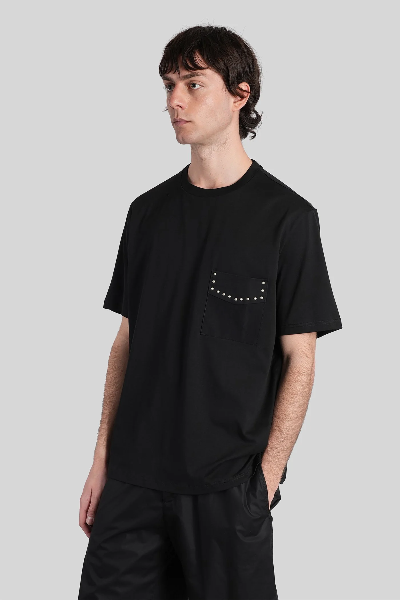 B255 T-Shirt in black cotton - Image 4
