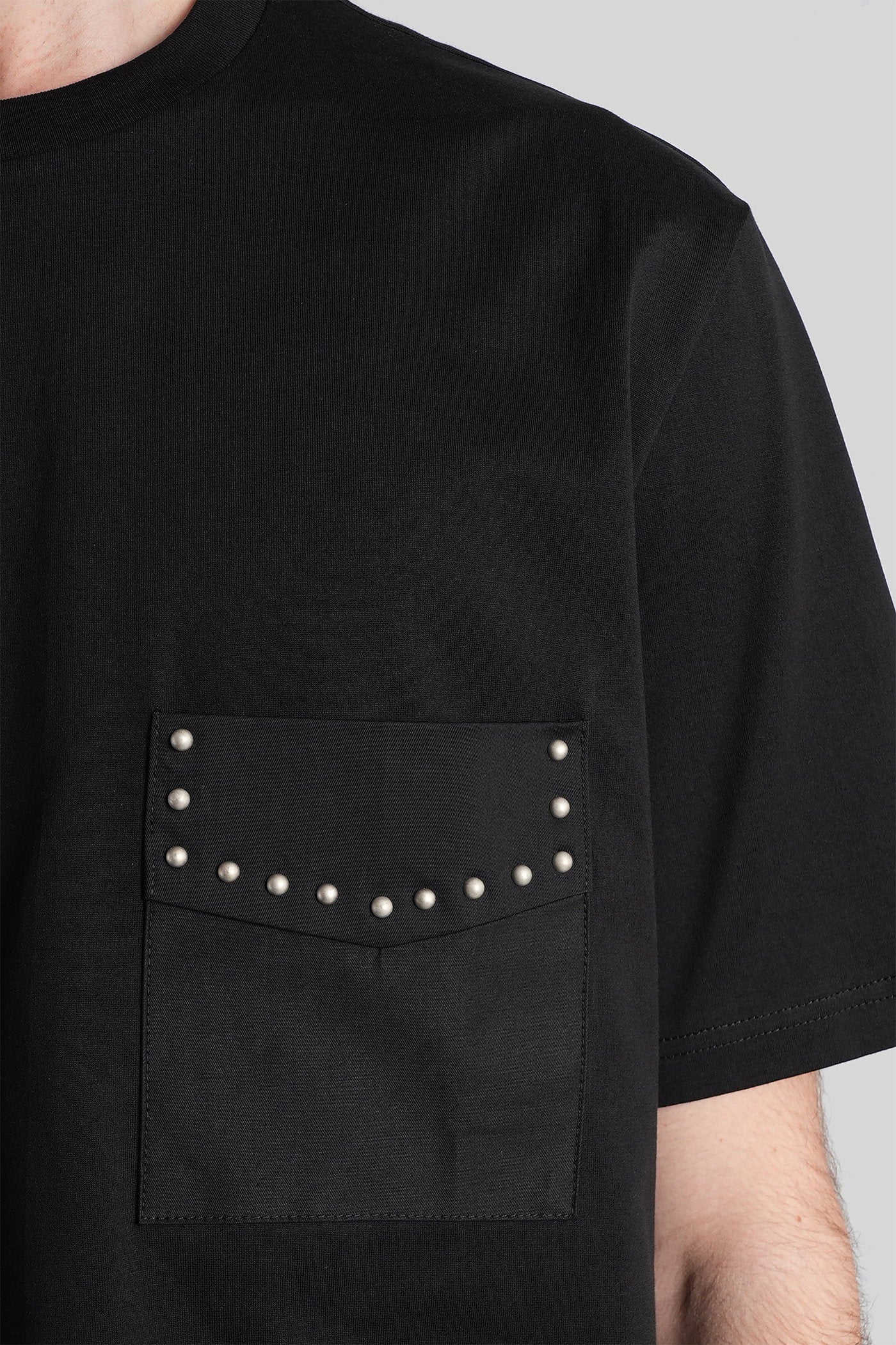 B255 T-Shirt in black cotton - Image 5