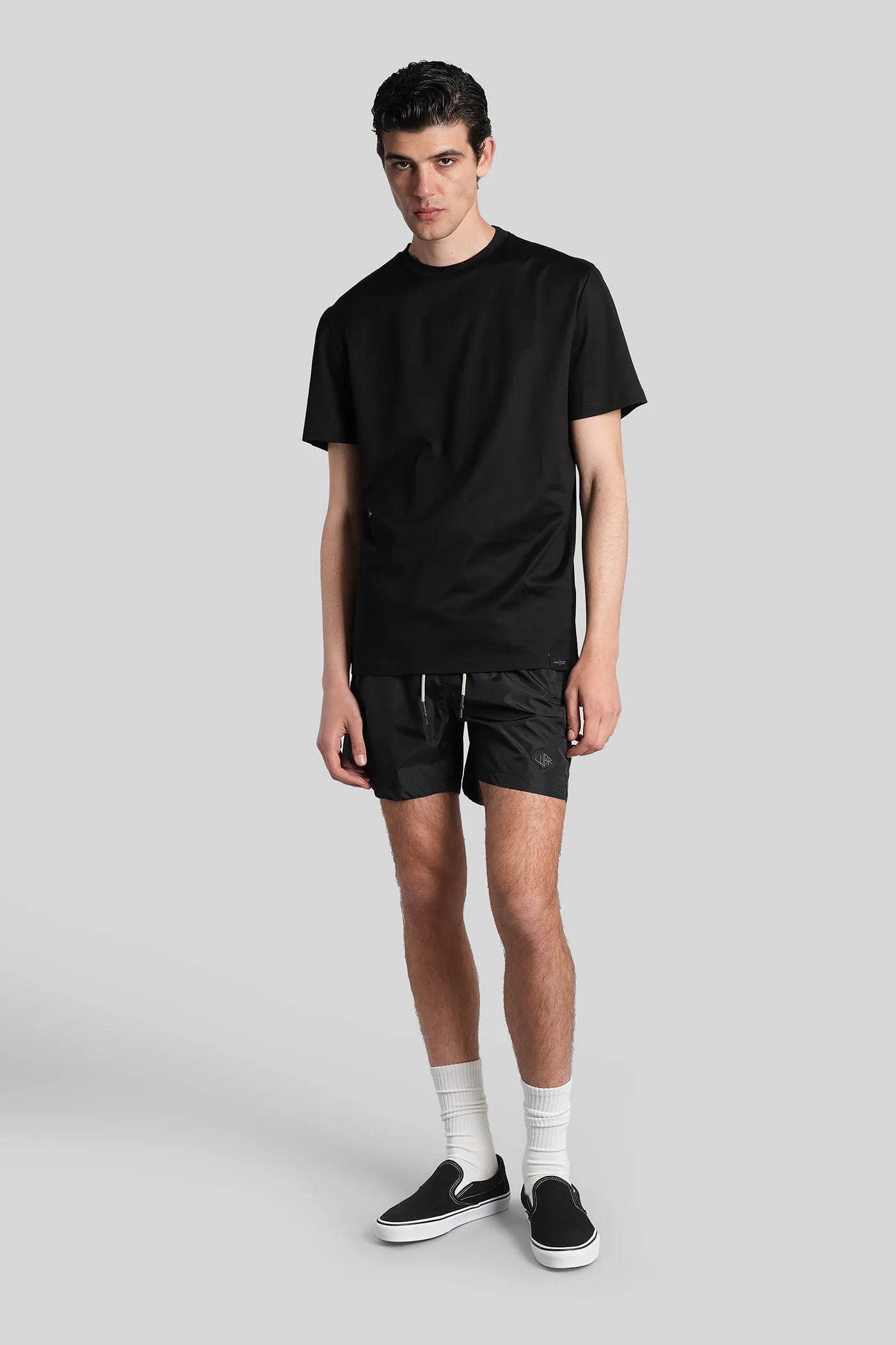 Bw12 Beachwear in black nylon - Image 2