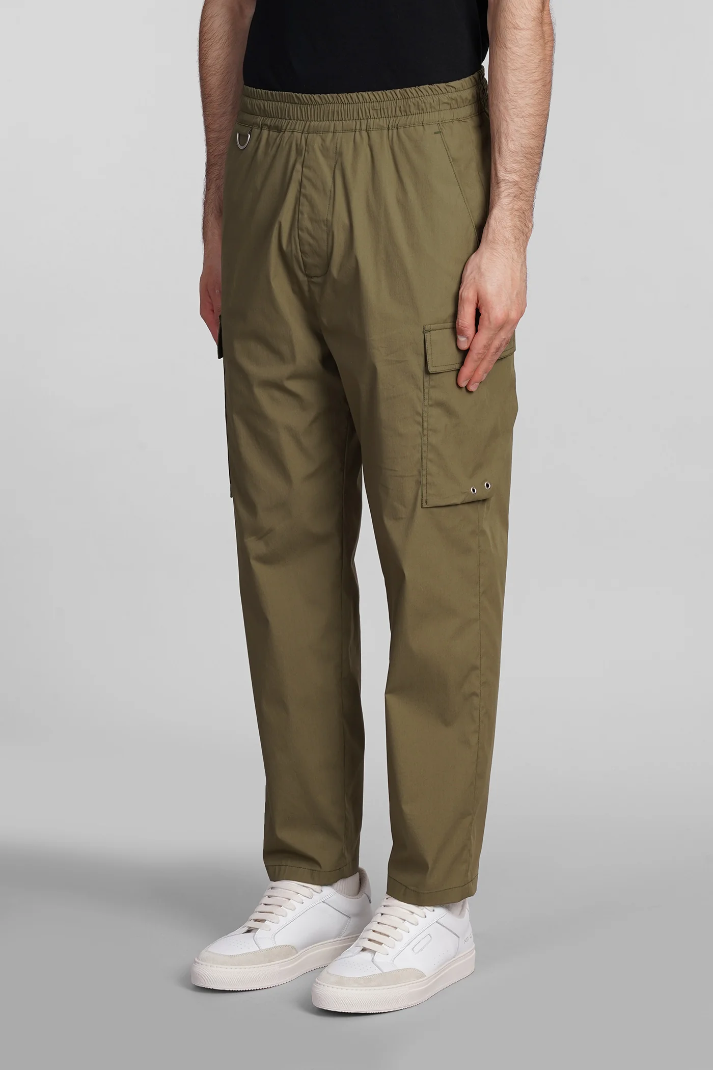 Combo Pants in green cotton - Image 4