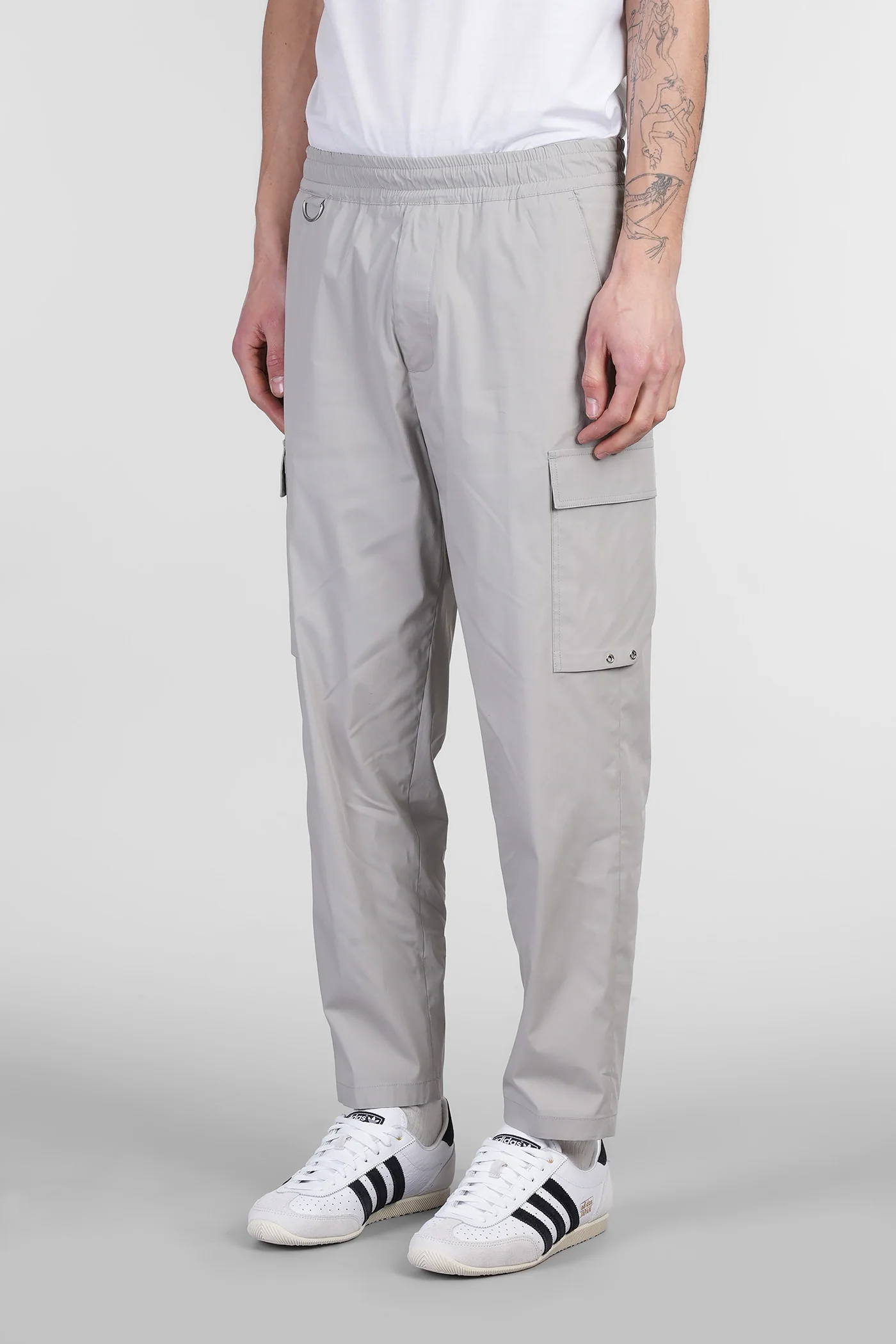Combo Pants in grey cotton - Image 4