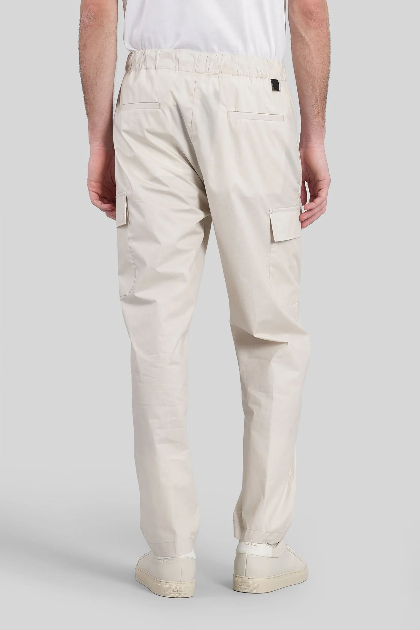 Combo Pants in white cotton - Image 3
