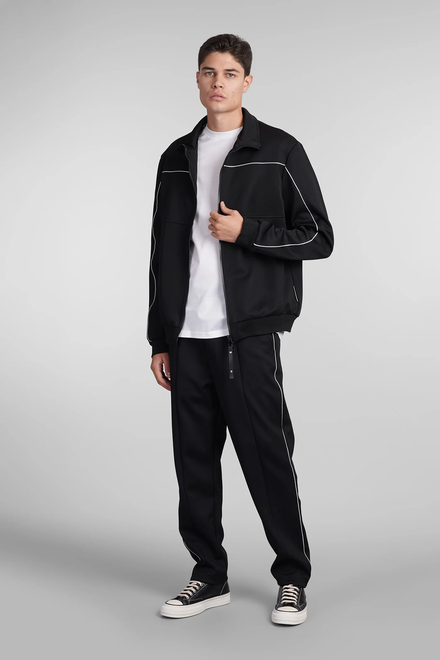 F143 Sweatshirt in black polyester - Image 2