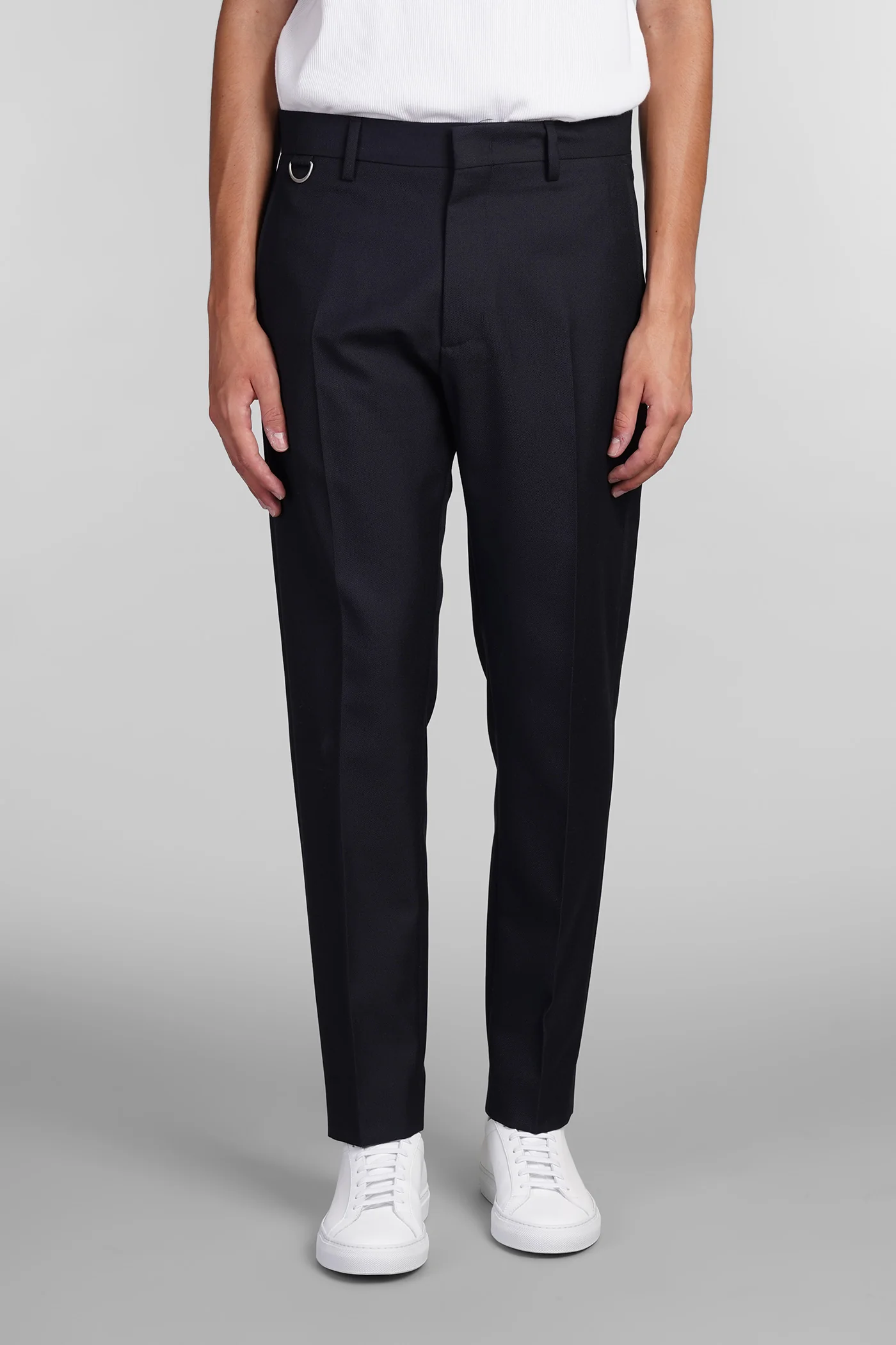 Ford Pants in blue wool