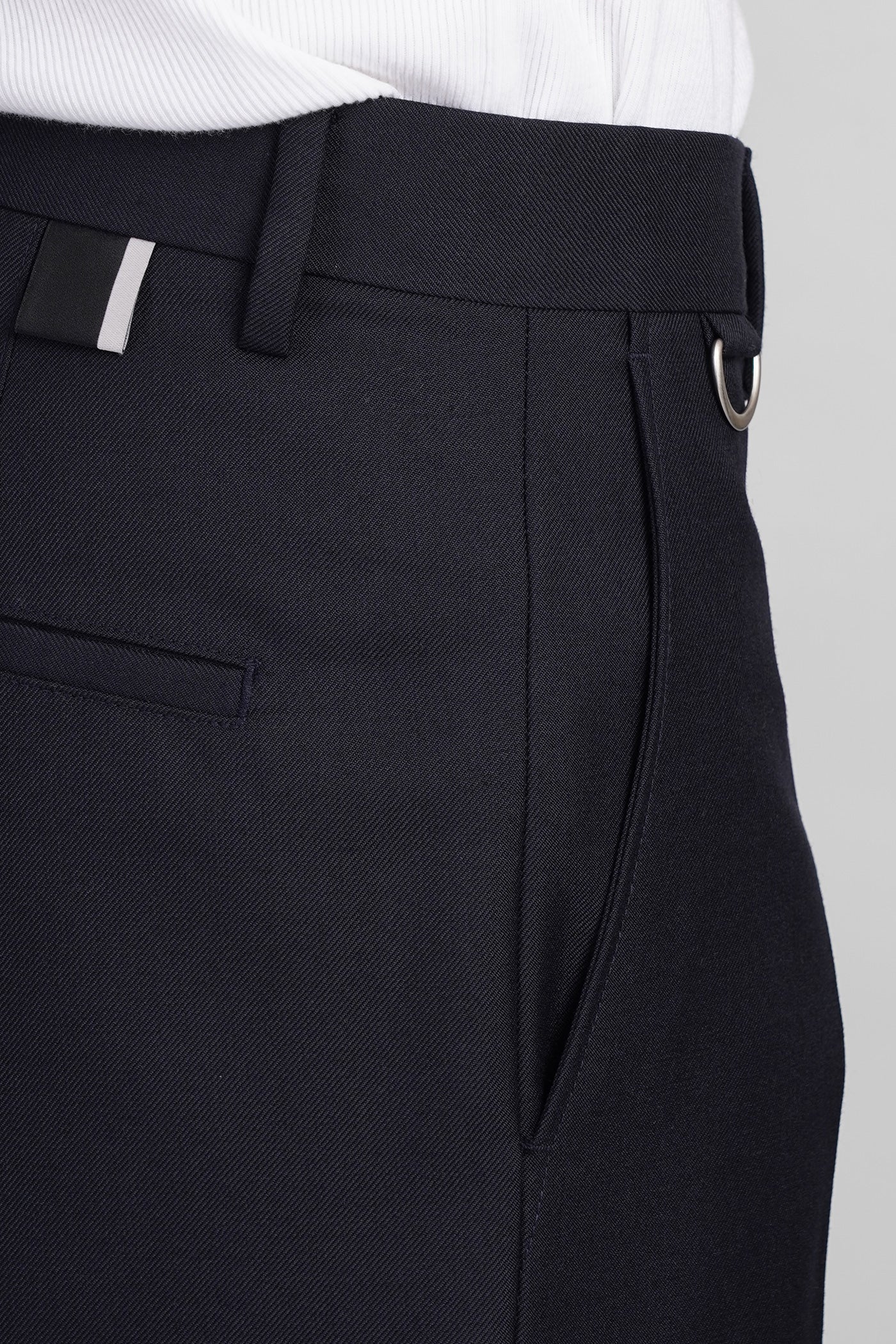 Ford Pants in blue wool - Image 5