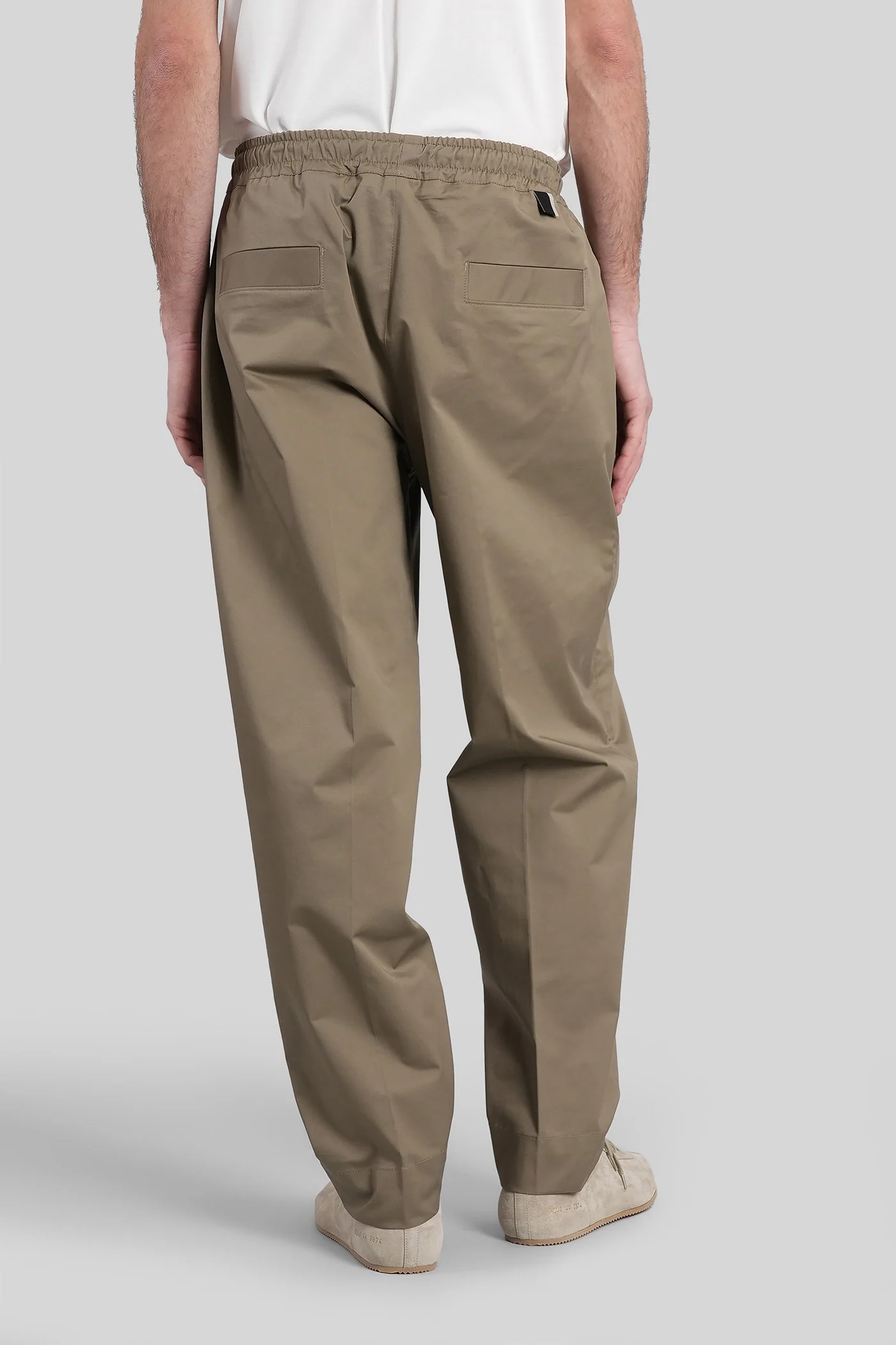 George Pants in beige cotton - Image 3