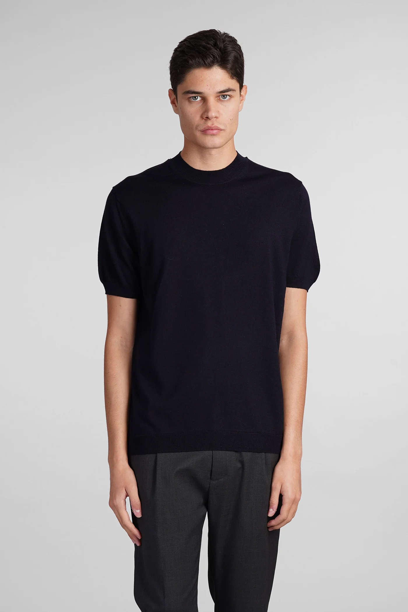 K123 Knitwear in blue wool