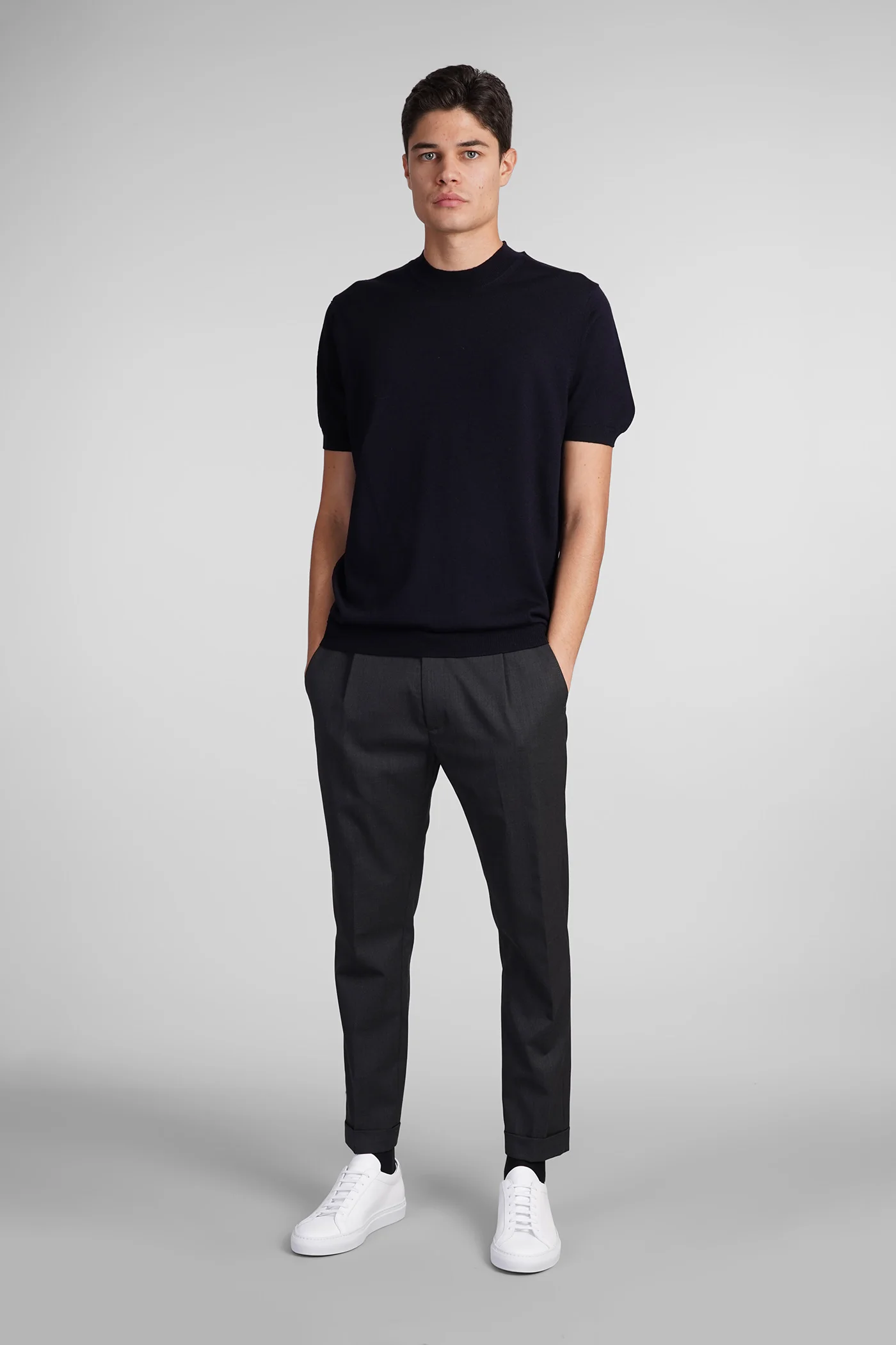 K123 Knitwear in blue wool - Image 2