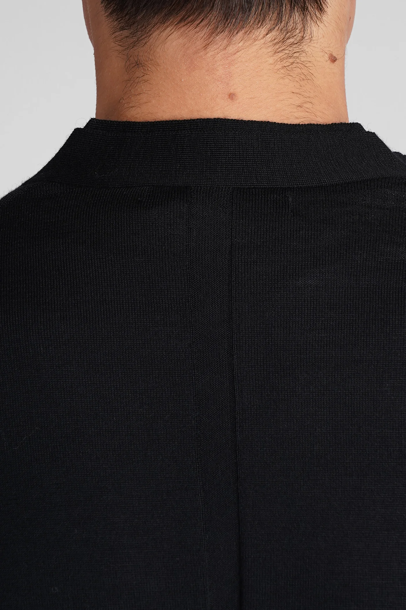 K155 Knitwear in black wool - Image 5