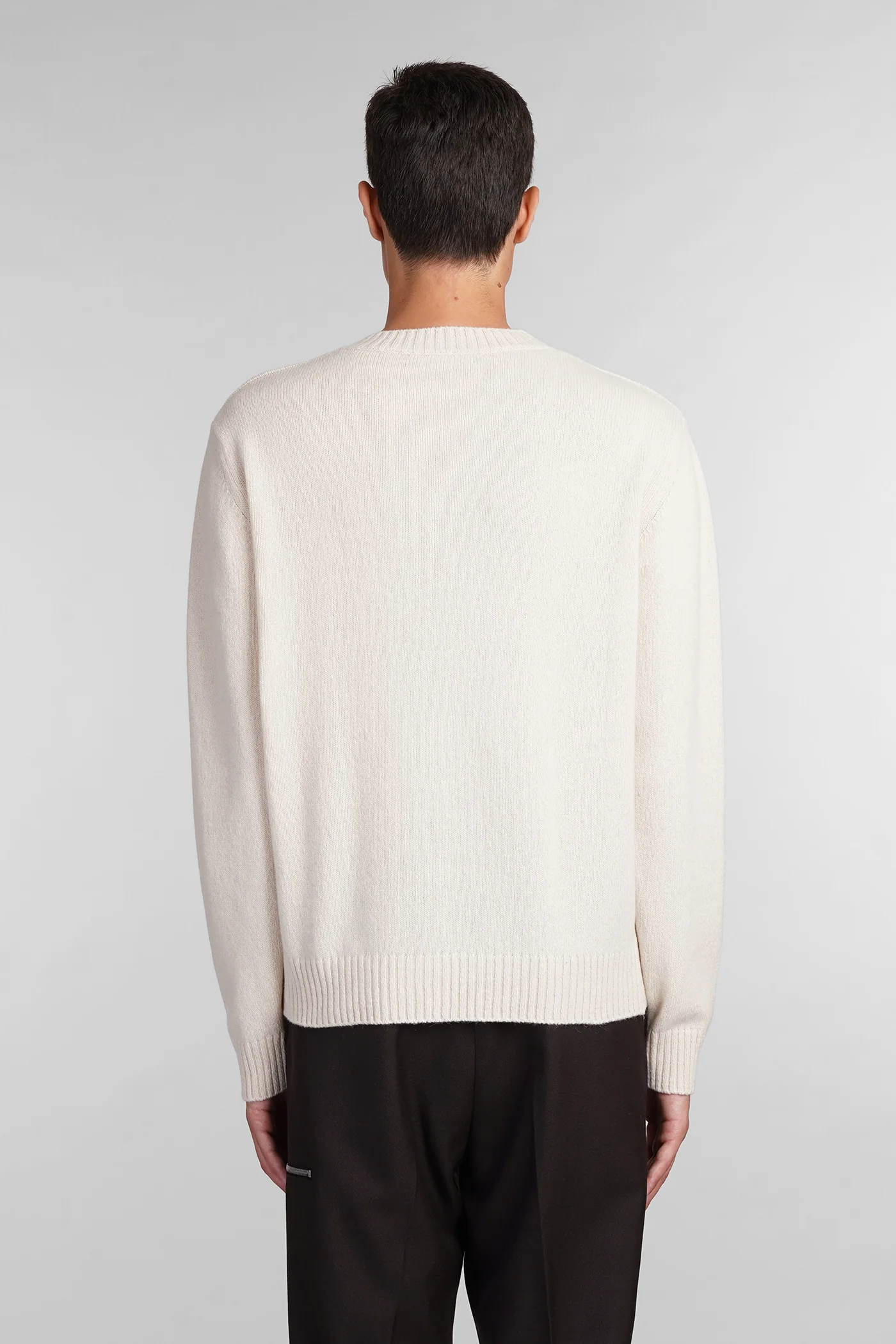 K189 Knitwear in beige wool - Image 3