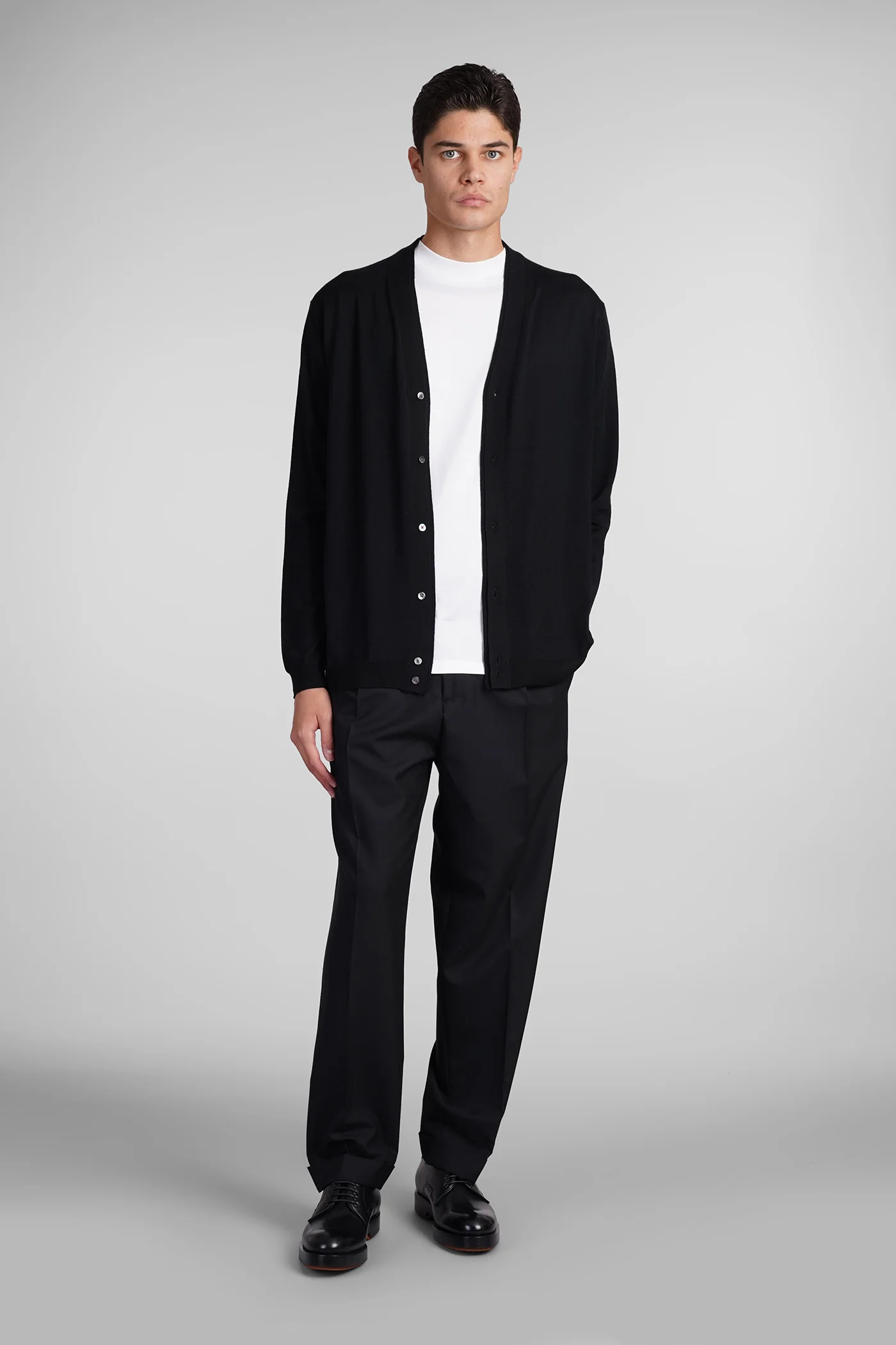 Kim Pants in black wool - Image 2