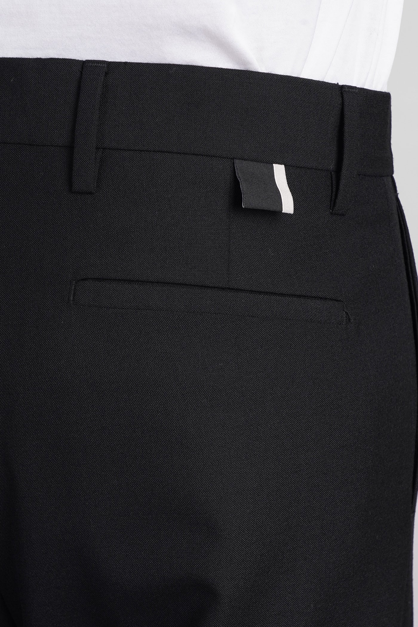Kim Pants in black wool - Image 5