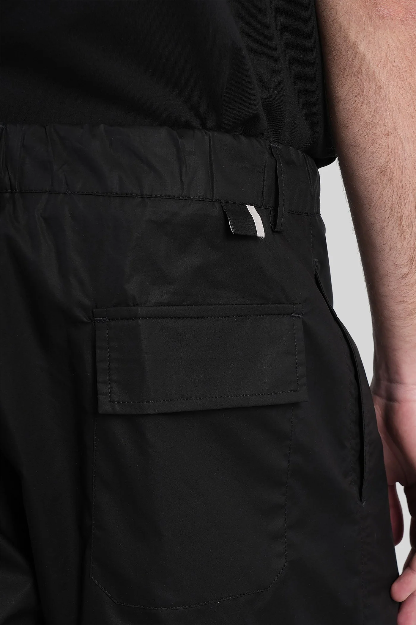 Kim Shorts in black cotton - Image 5