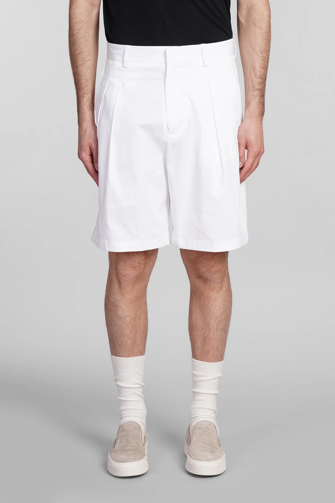 Miami Shorts in white cotton