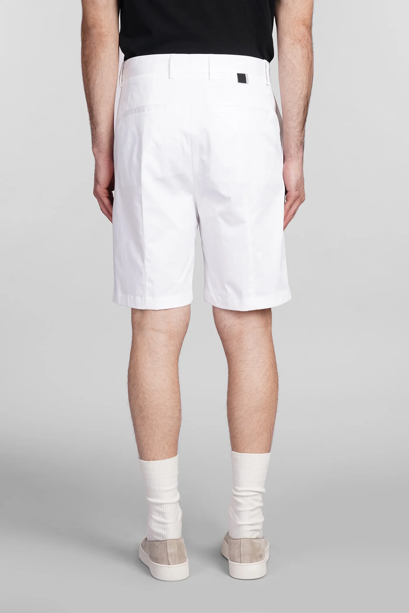 Miami Shorts in white cotton - Image 3