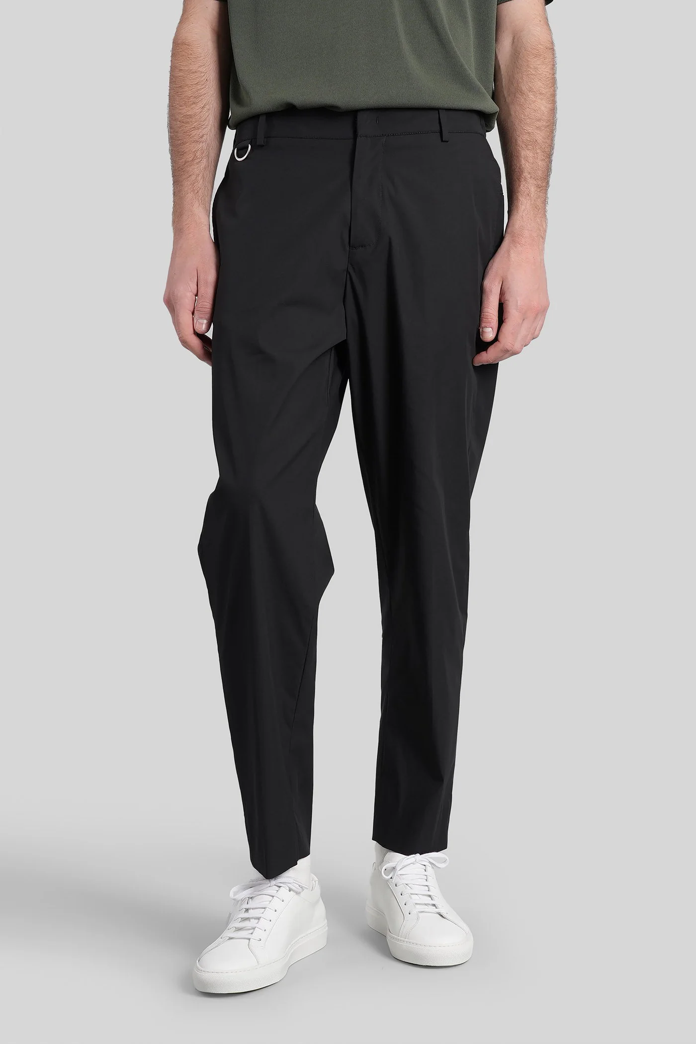 New george Pants in black cotton