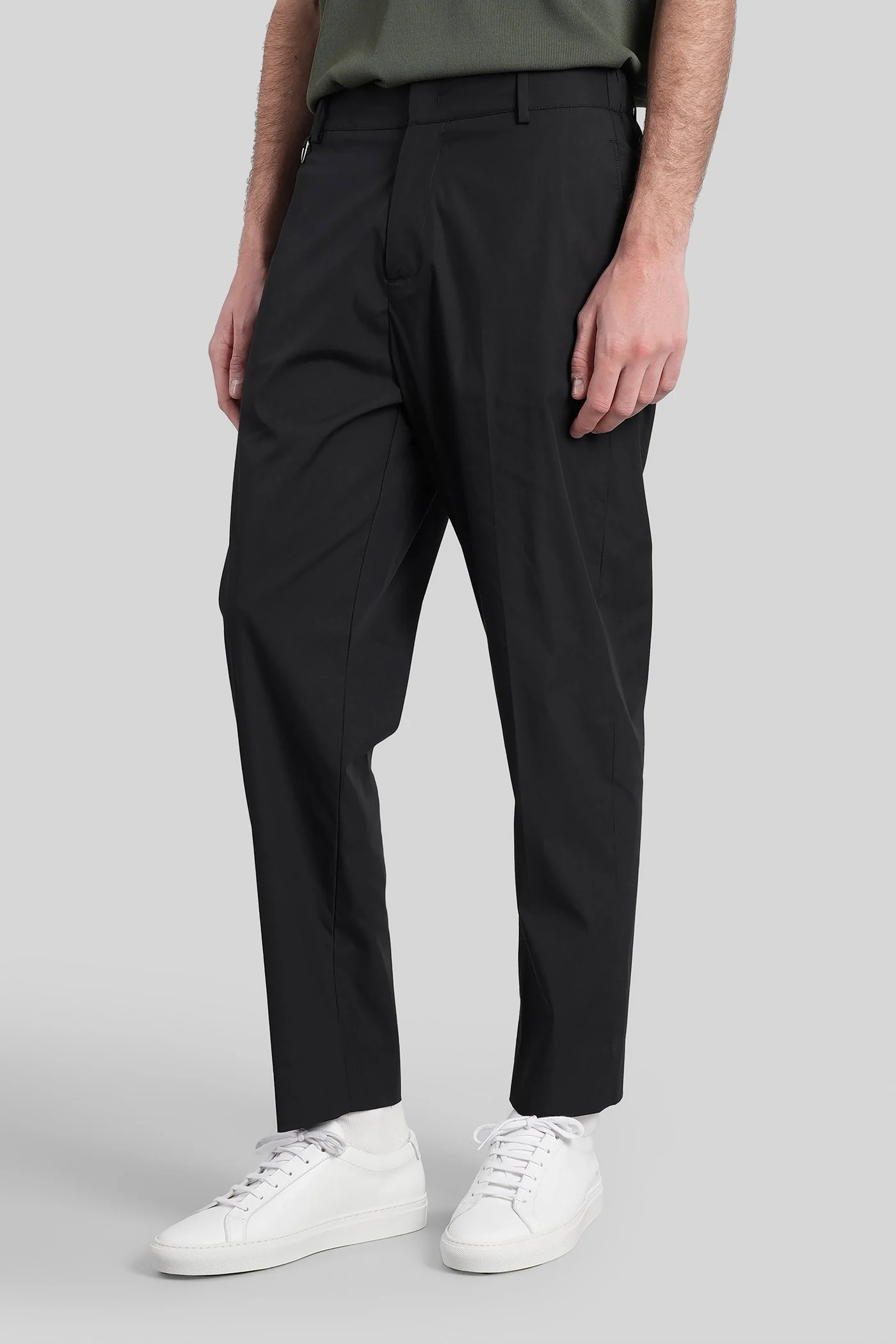 New george Pants in black cotton - Image 4