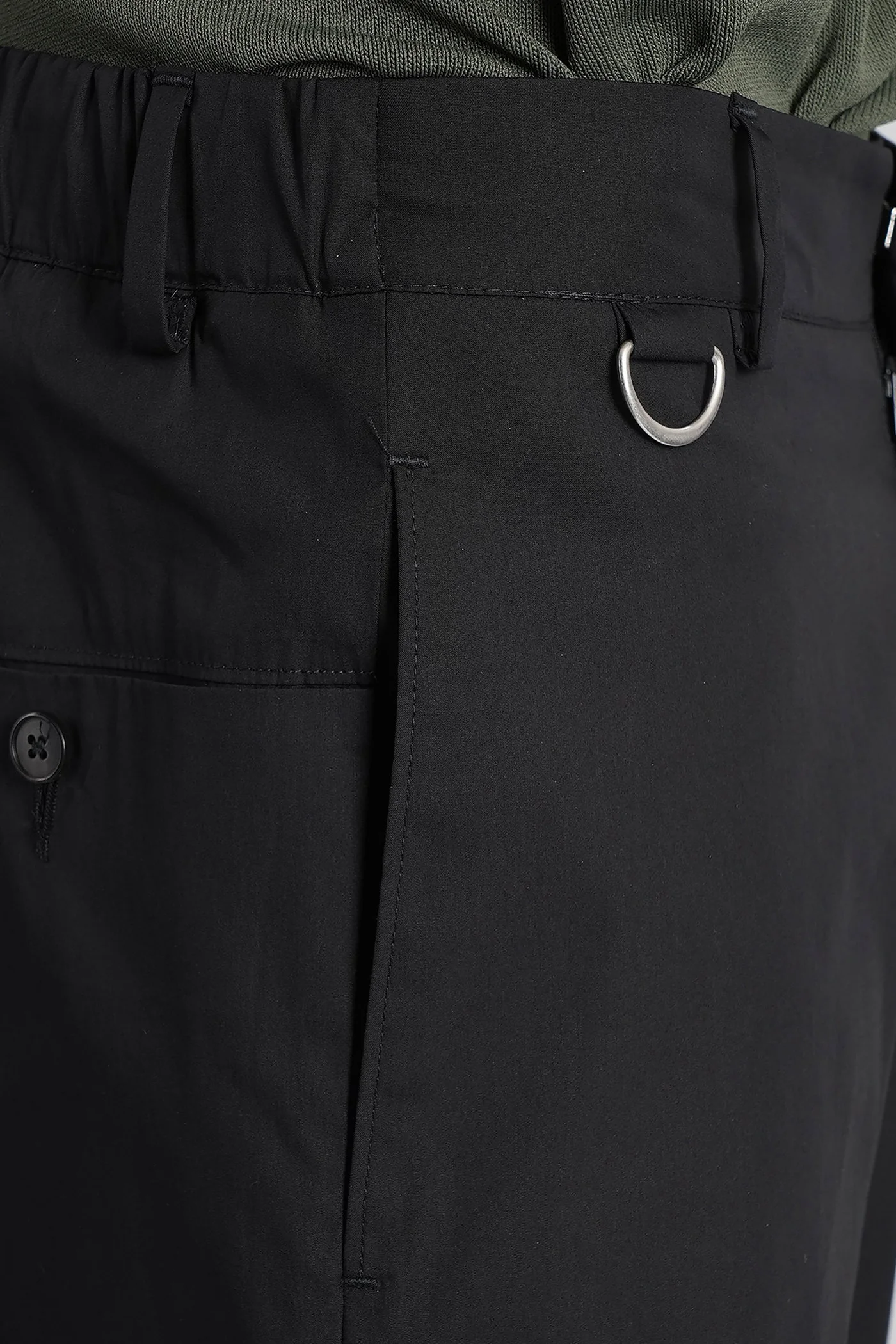 New george Pants in black cotton - Image 5
