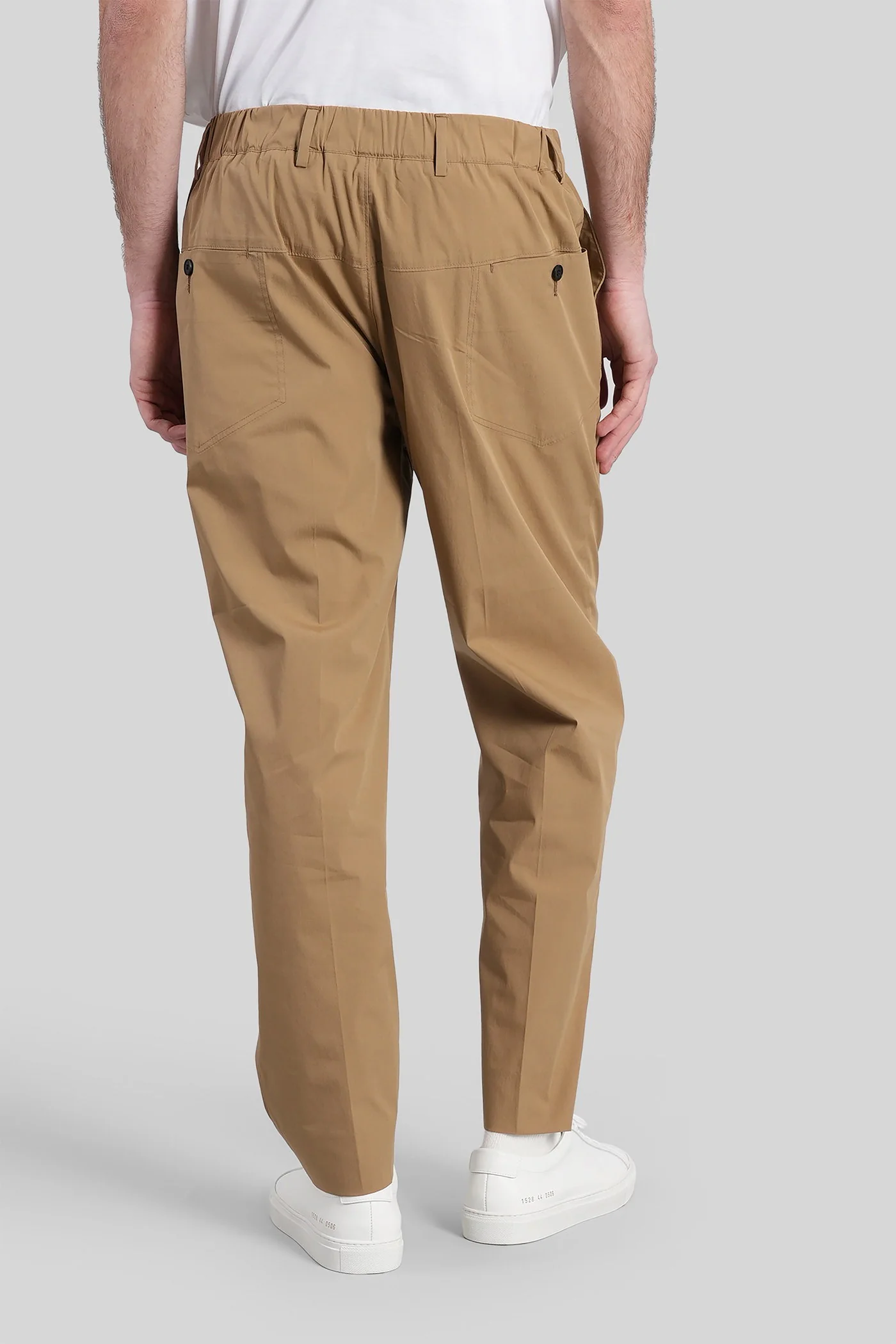 New george Pants in Camel cotton - Image 3