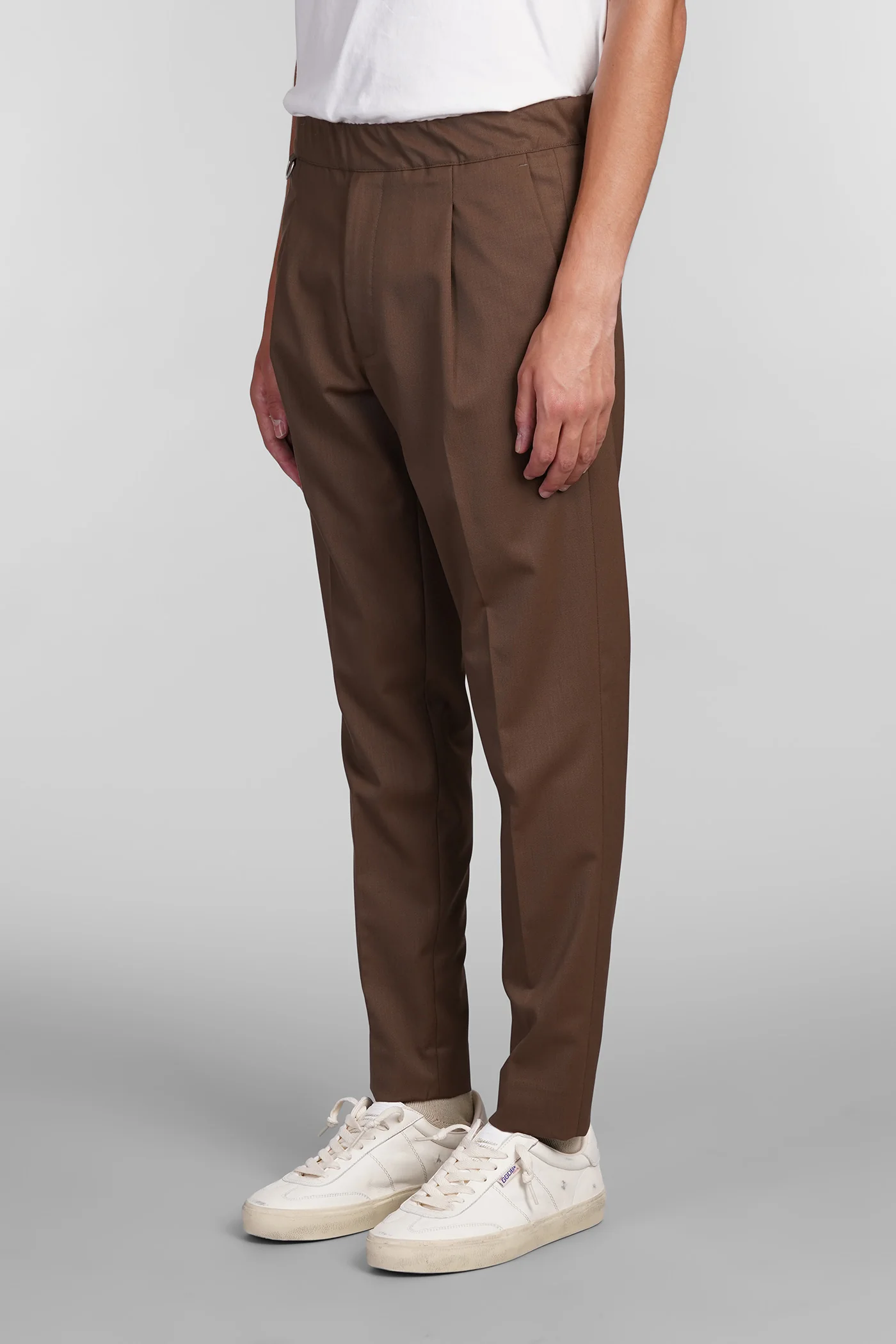 Patrick Pants in brown wool - Image 4