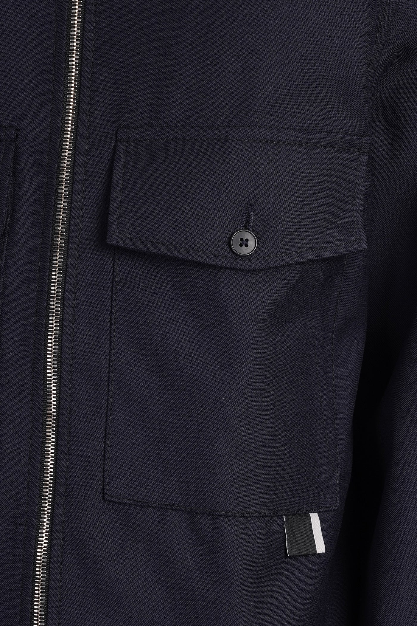 S130 Casual jacket in blue wool - Image 5