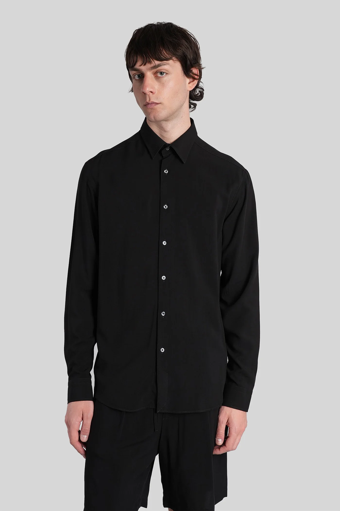 Shirt s150 Shirt in black viscose