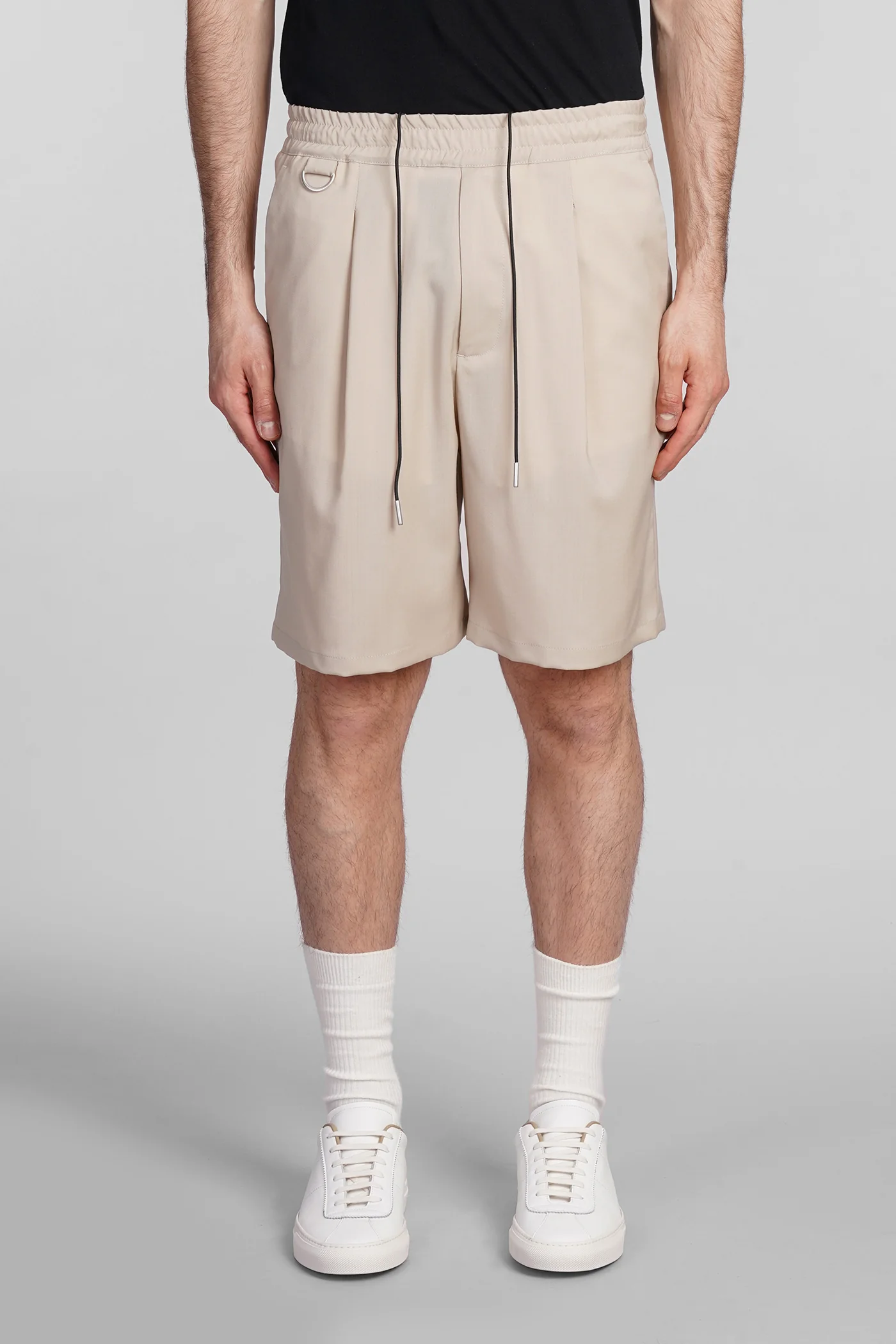 Tokyo Shorts in beige wool