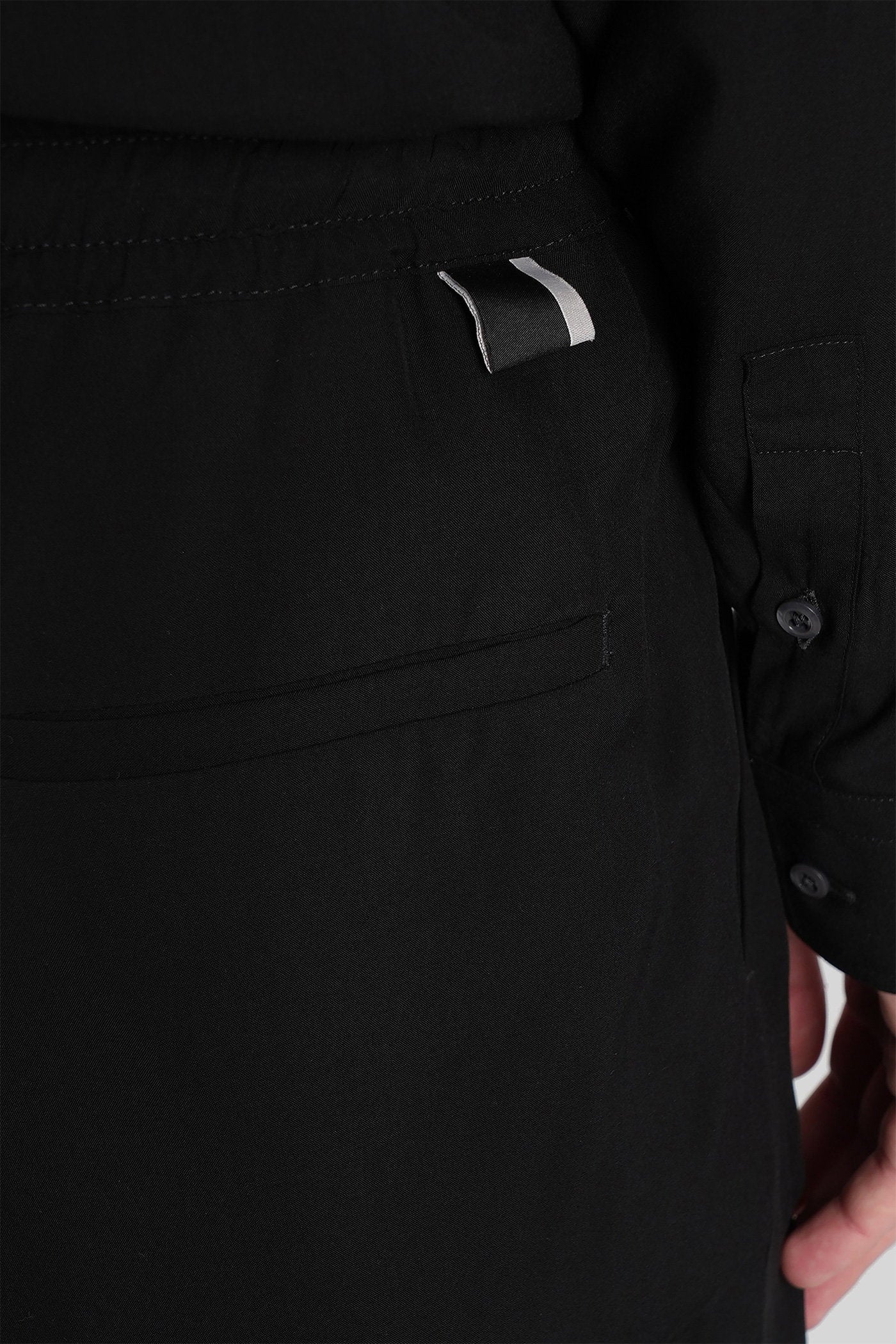Tokyo Shorts in black cotton - Image 5
