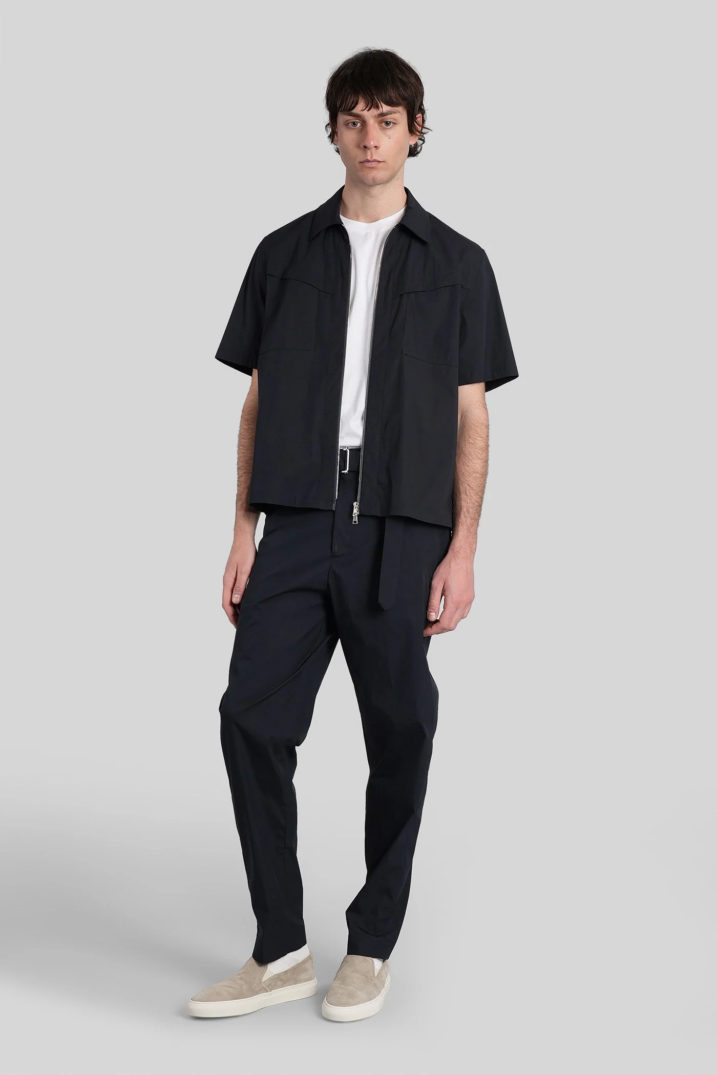 Virgil Pants in blue cotton - Image 2