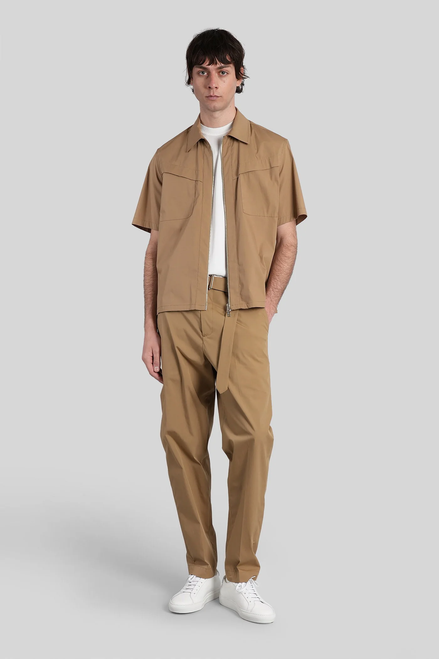 Virgil Pants in Camel cotton - Image 2