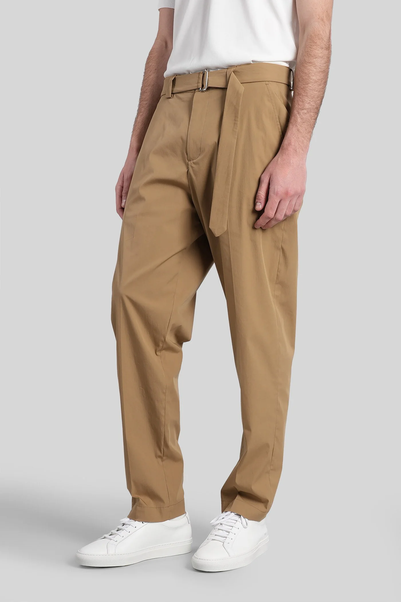Virgil Pants in Camel cotton - Image 4