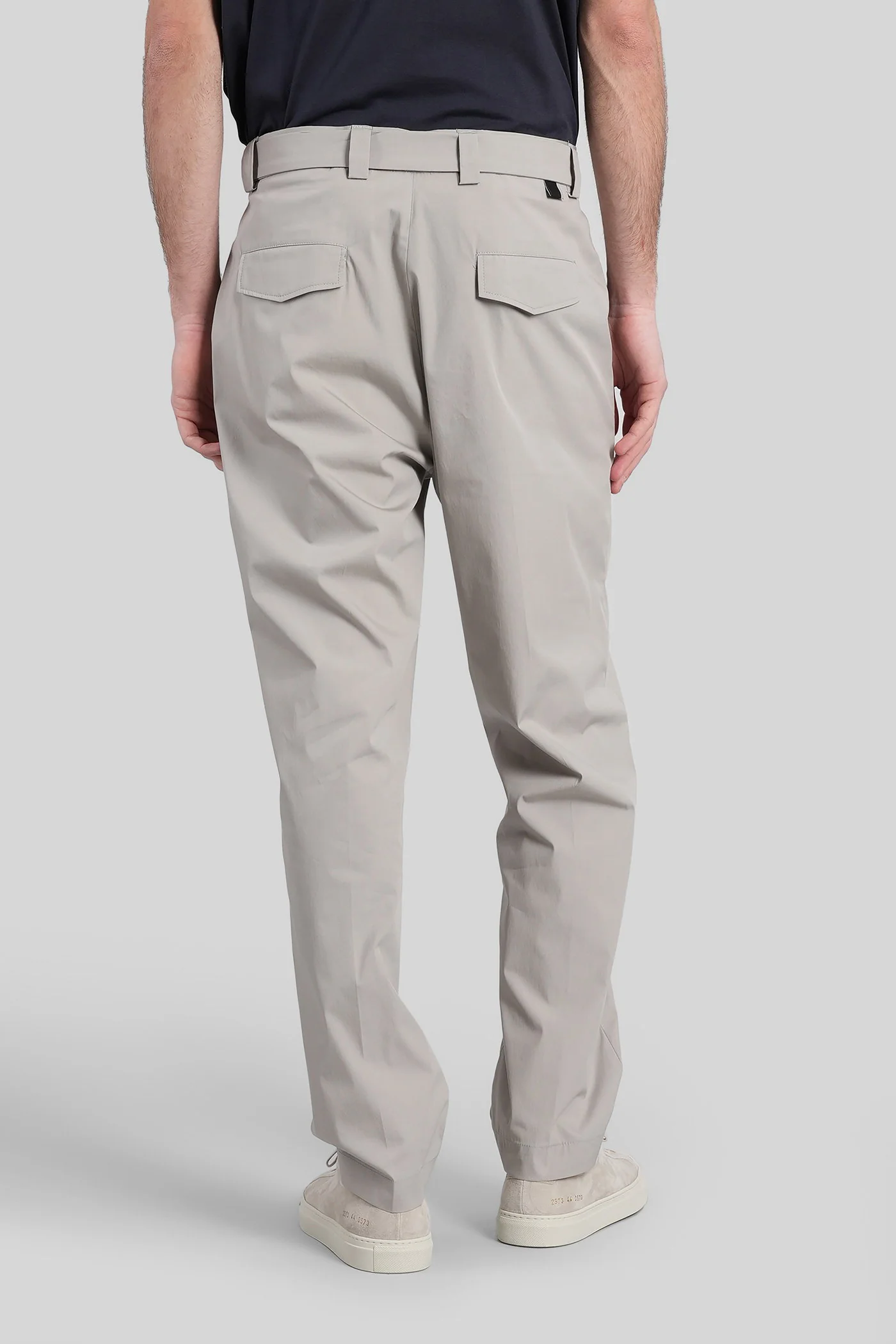 Virgil Pants in grey cotton - Image 3