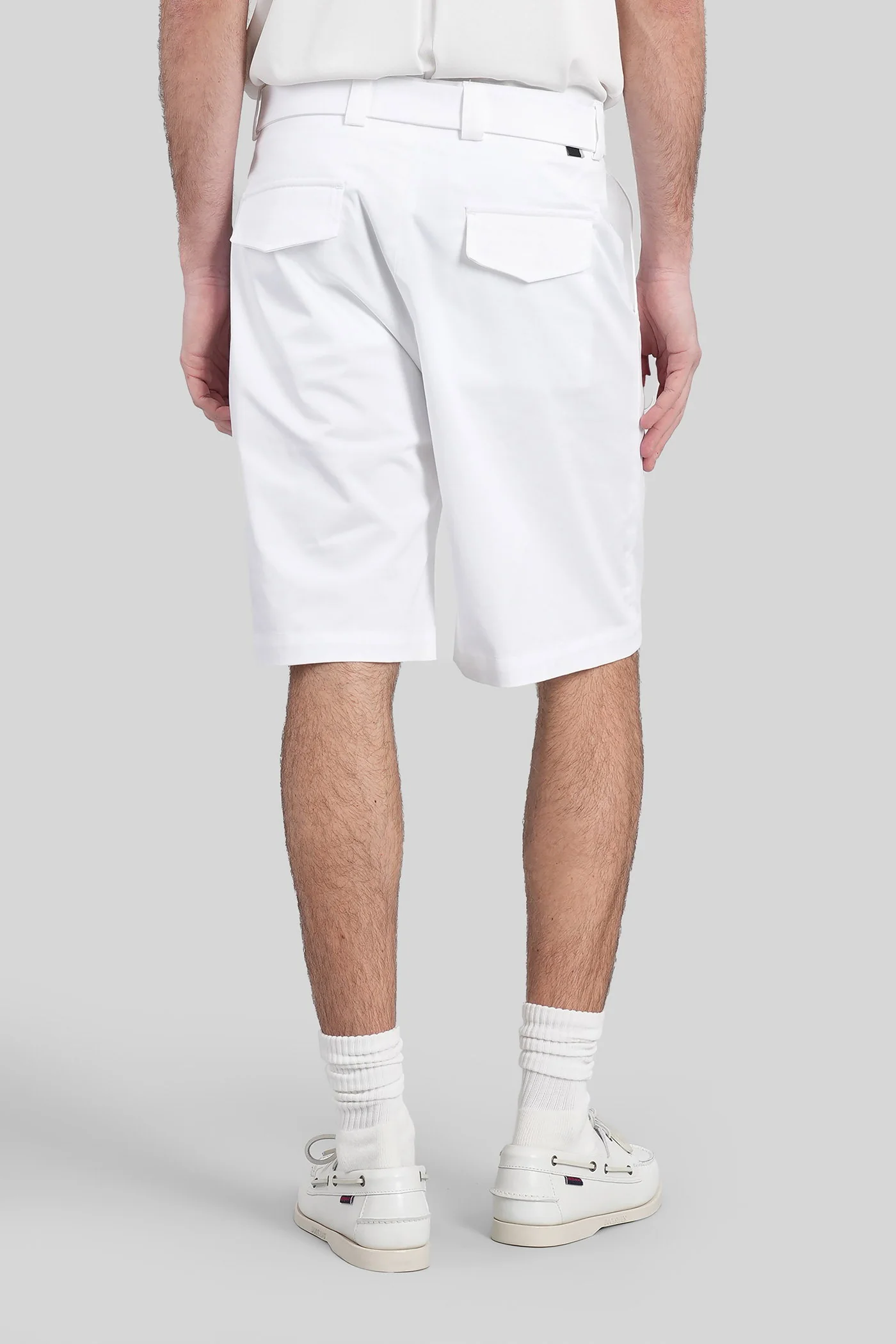 Virgil Shorts in white cotton - Image 3