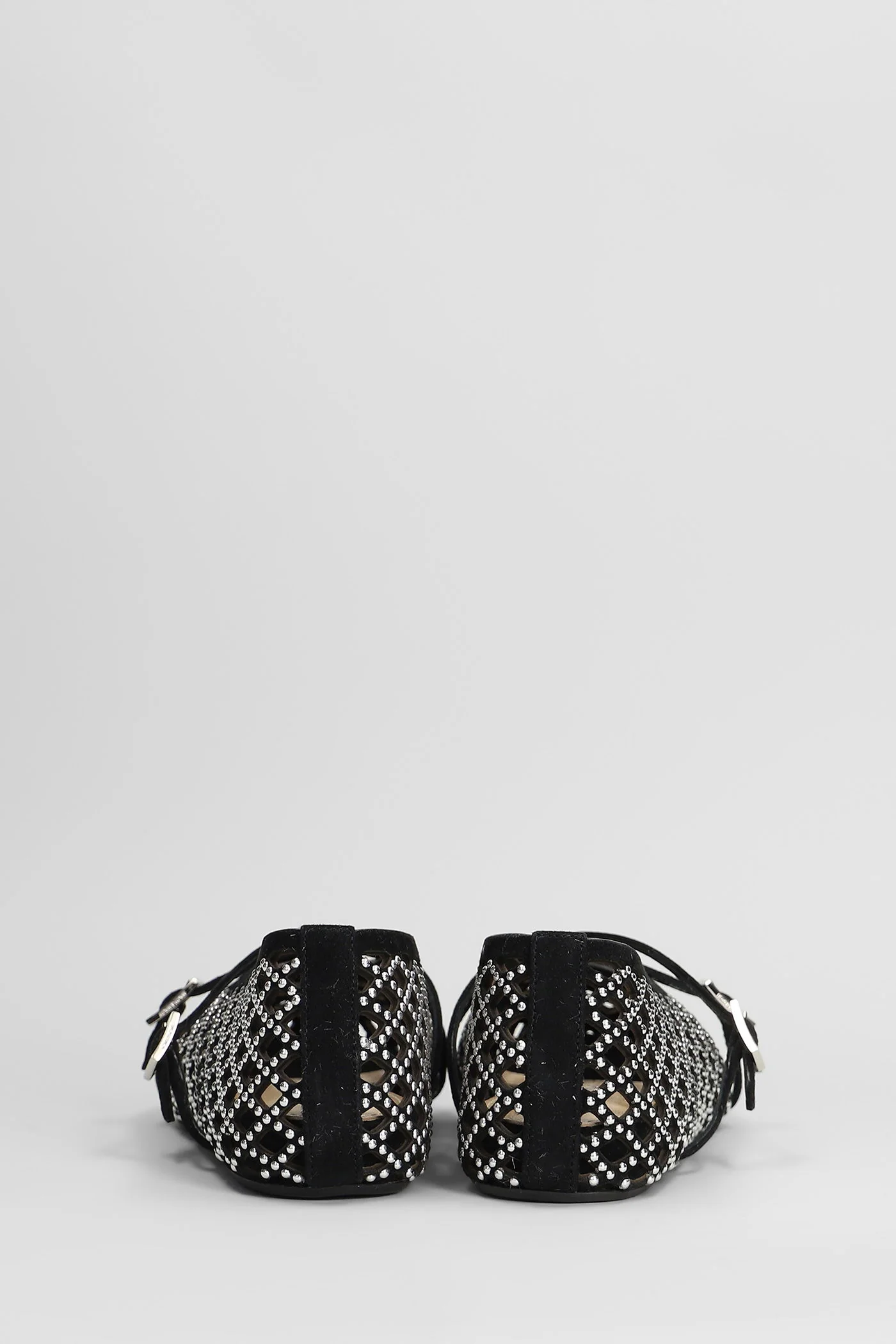 Ballet flats in black leather - Image 4