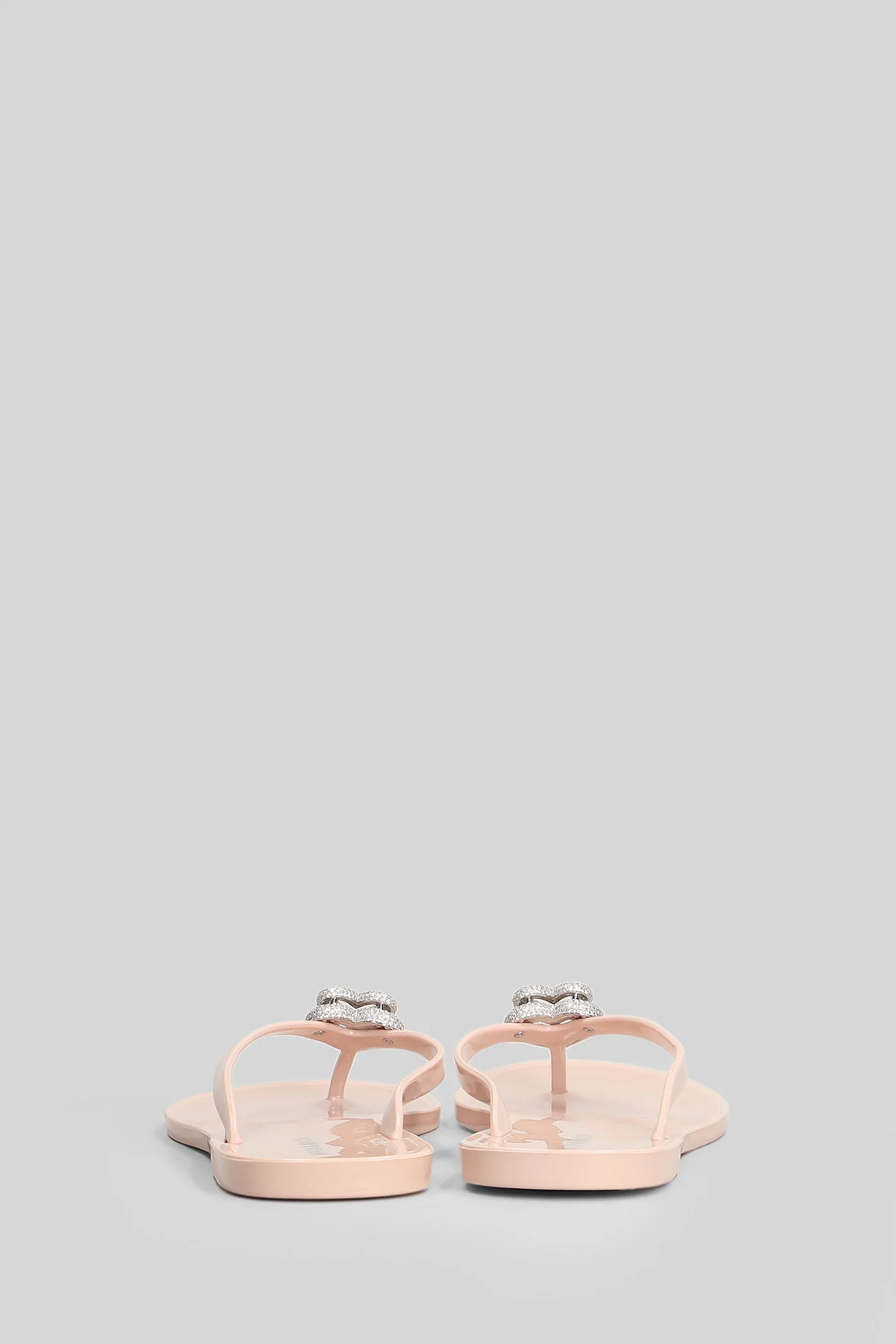 Flat sandal-slipper in rose-pink PVC - Image 4