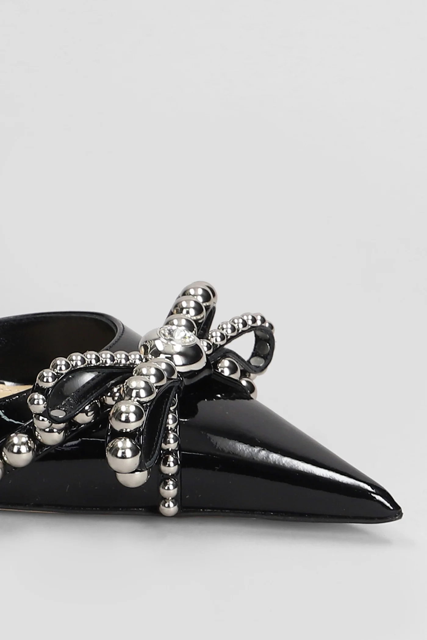Pumps in black leather - Image 5