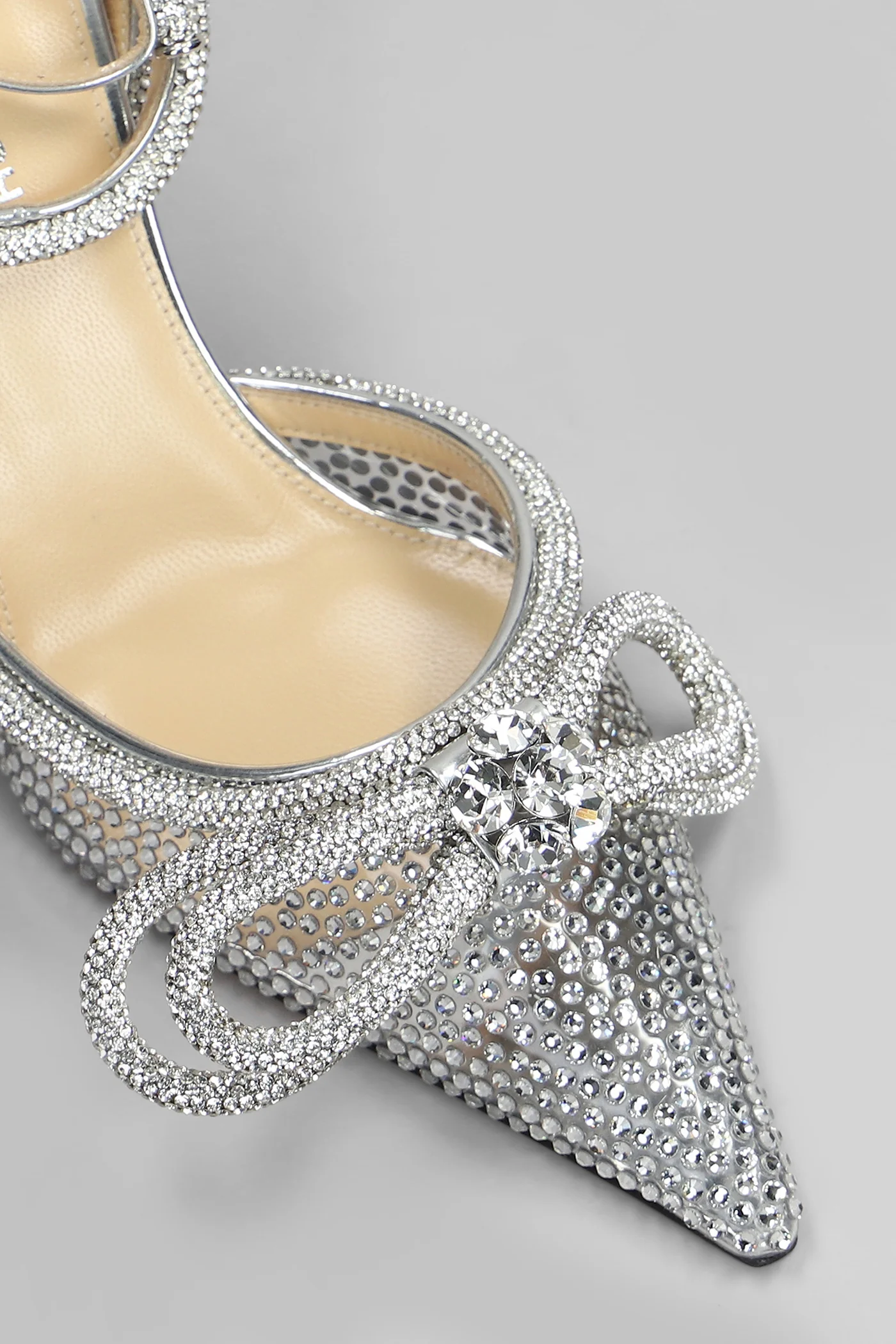Pumps in silver PVC - Image 5