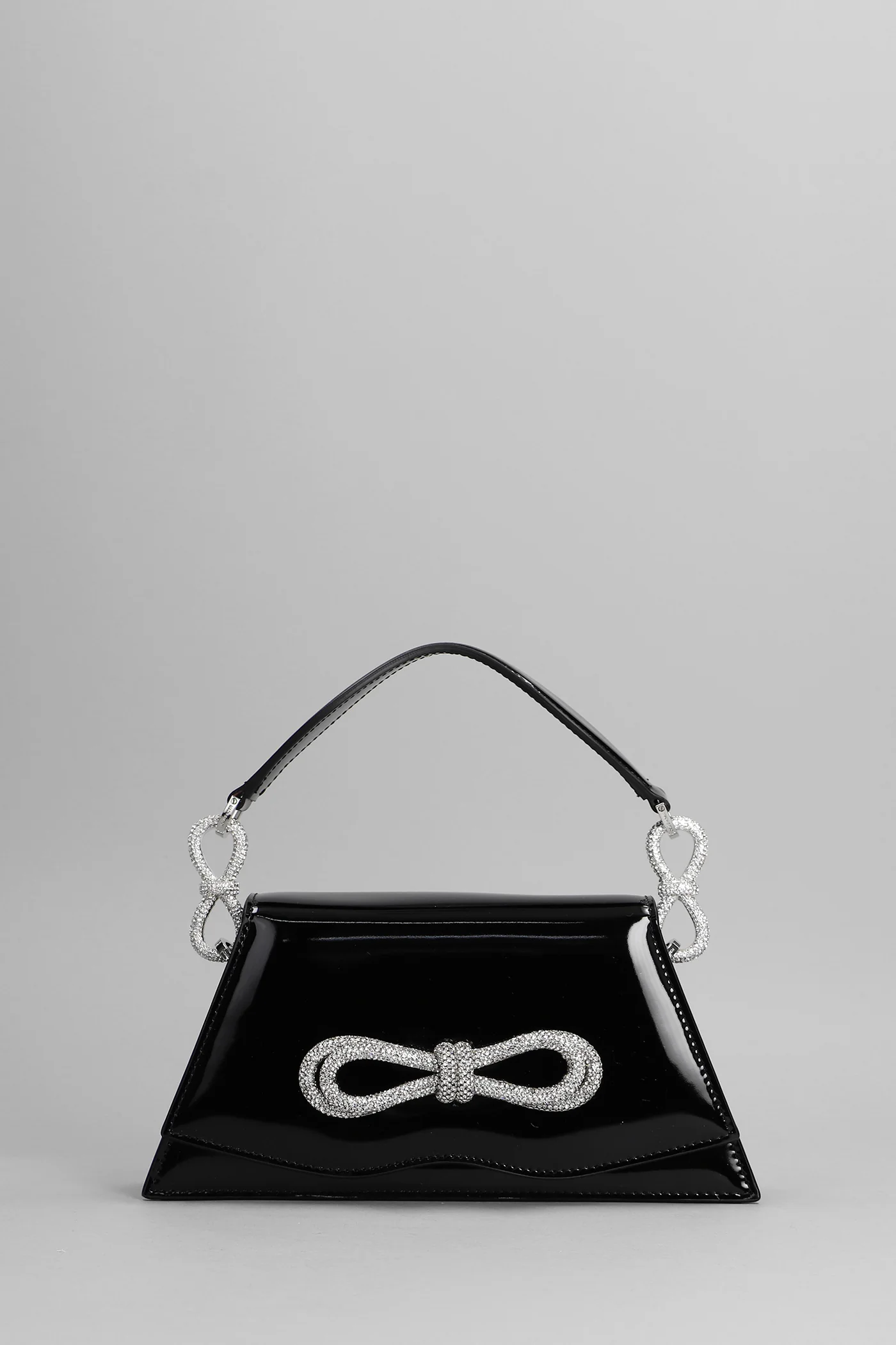 Samantha Hand bag in black patent leather