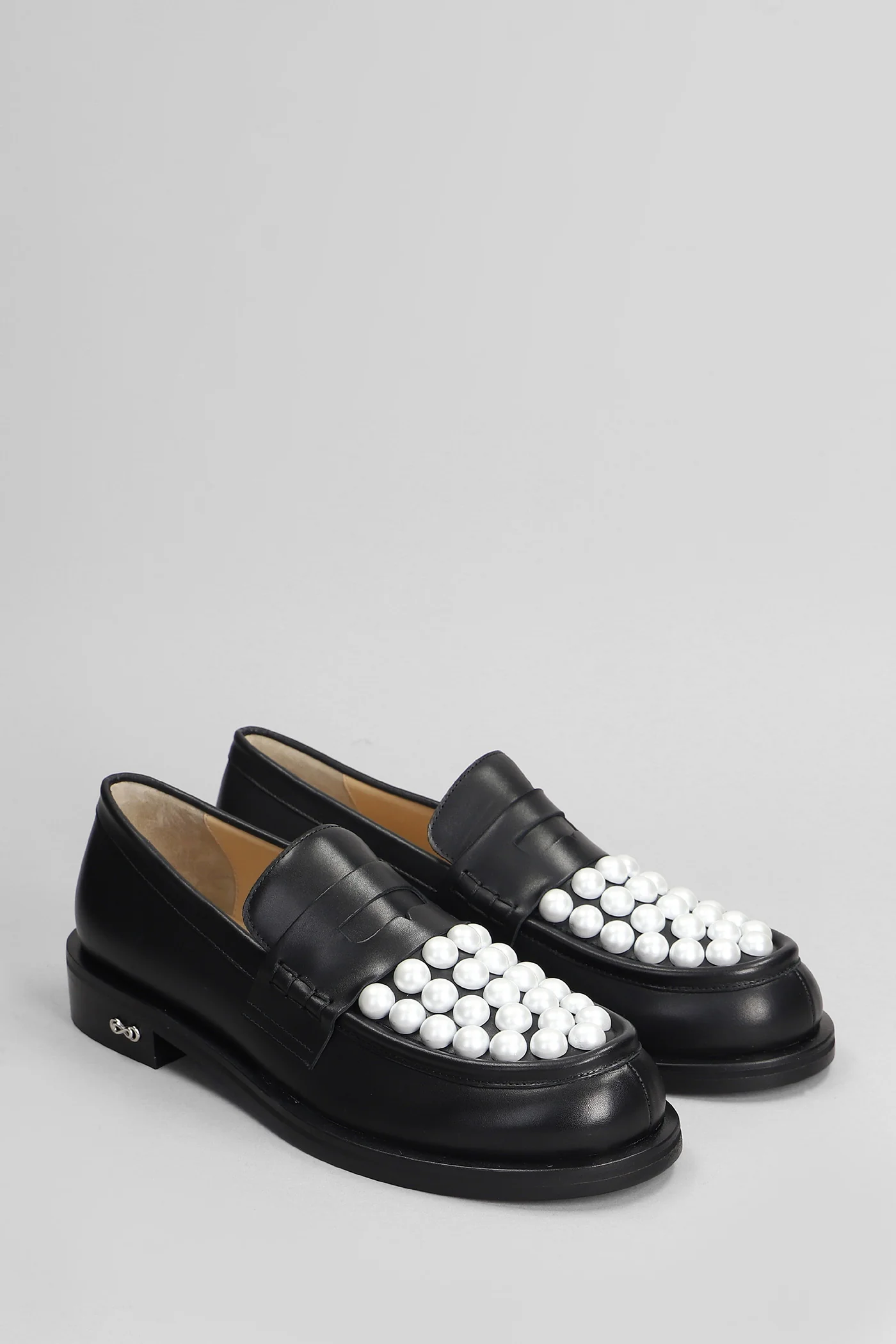 Sirene Loafers in black leather - Image 2