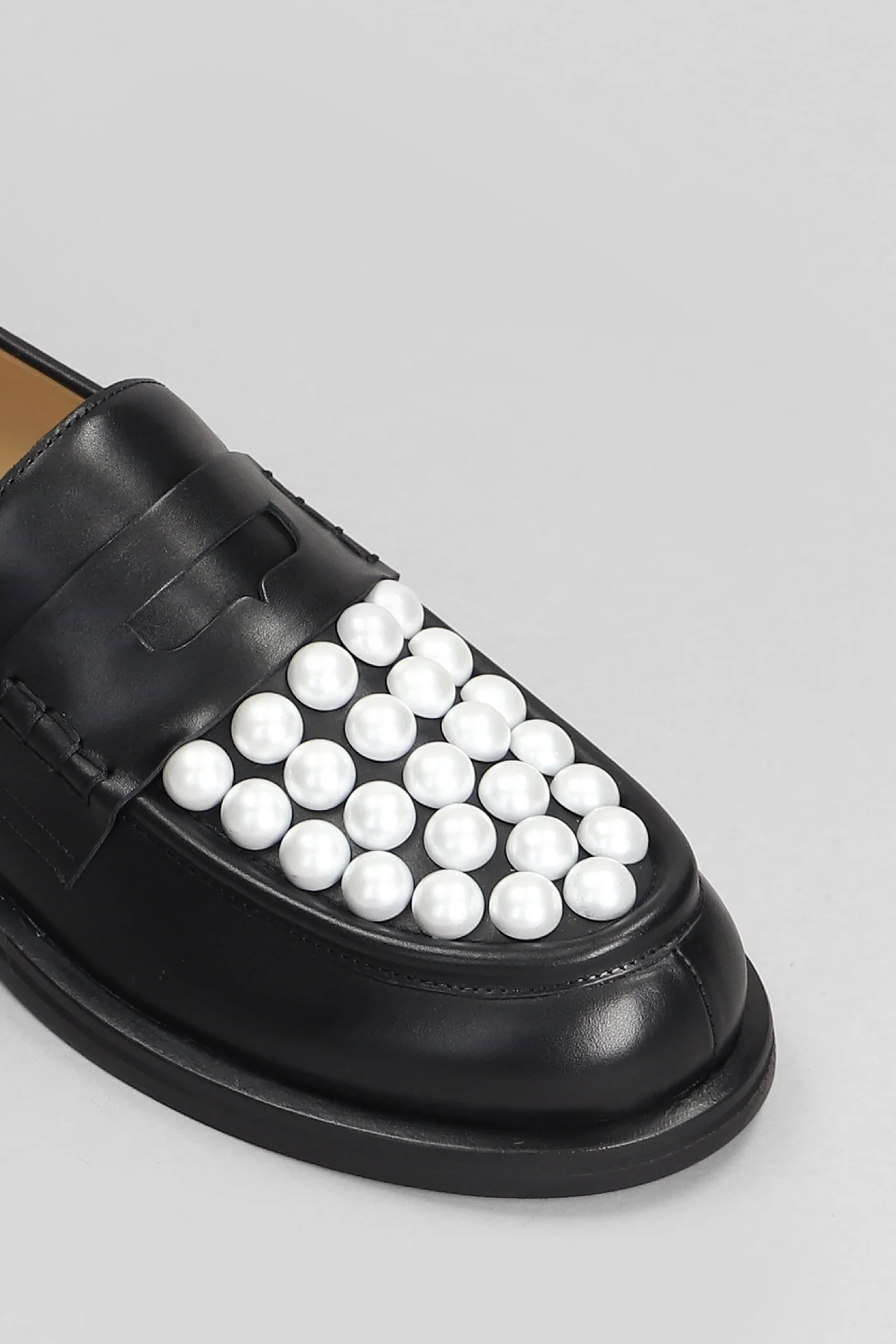 Sirene Loafers in black leather - Image 5