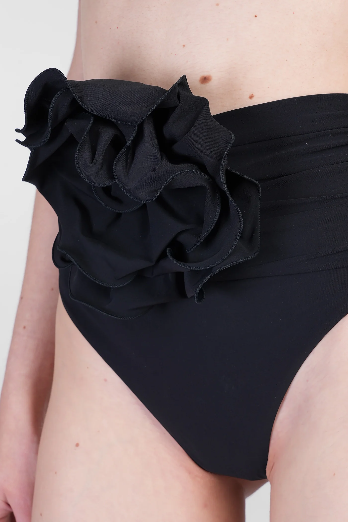 Swim bottom 05 Beachwear in black polyamide - Image 4