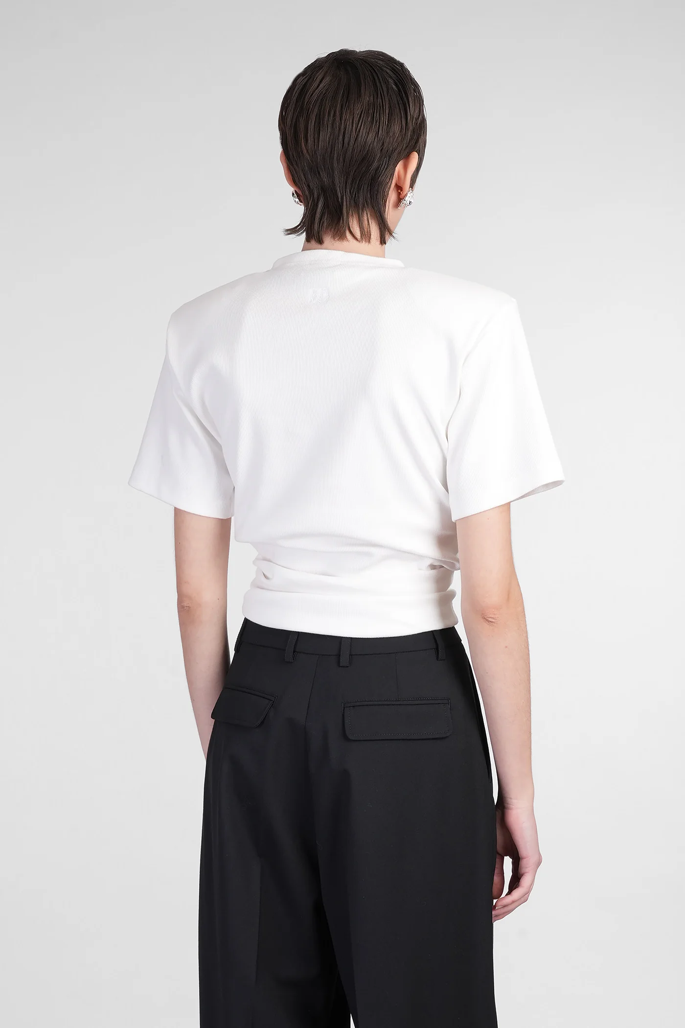 Tshirt 01 T-Shirt in white cotton - Image 3