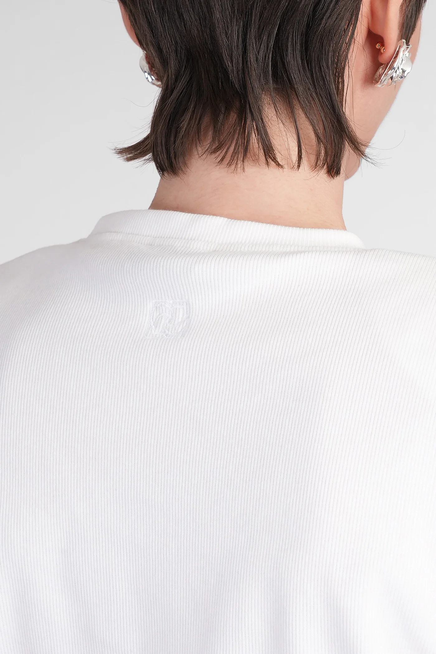 Tshirt 01 T-Shirt in white cotton - Image 5